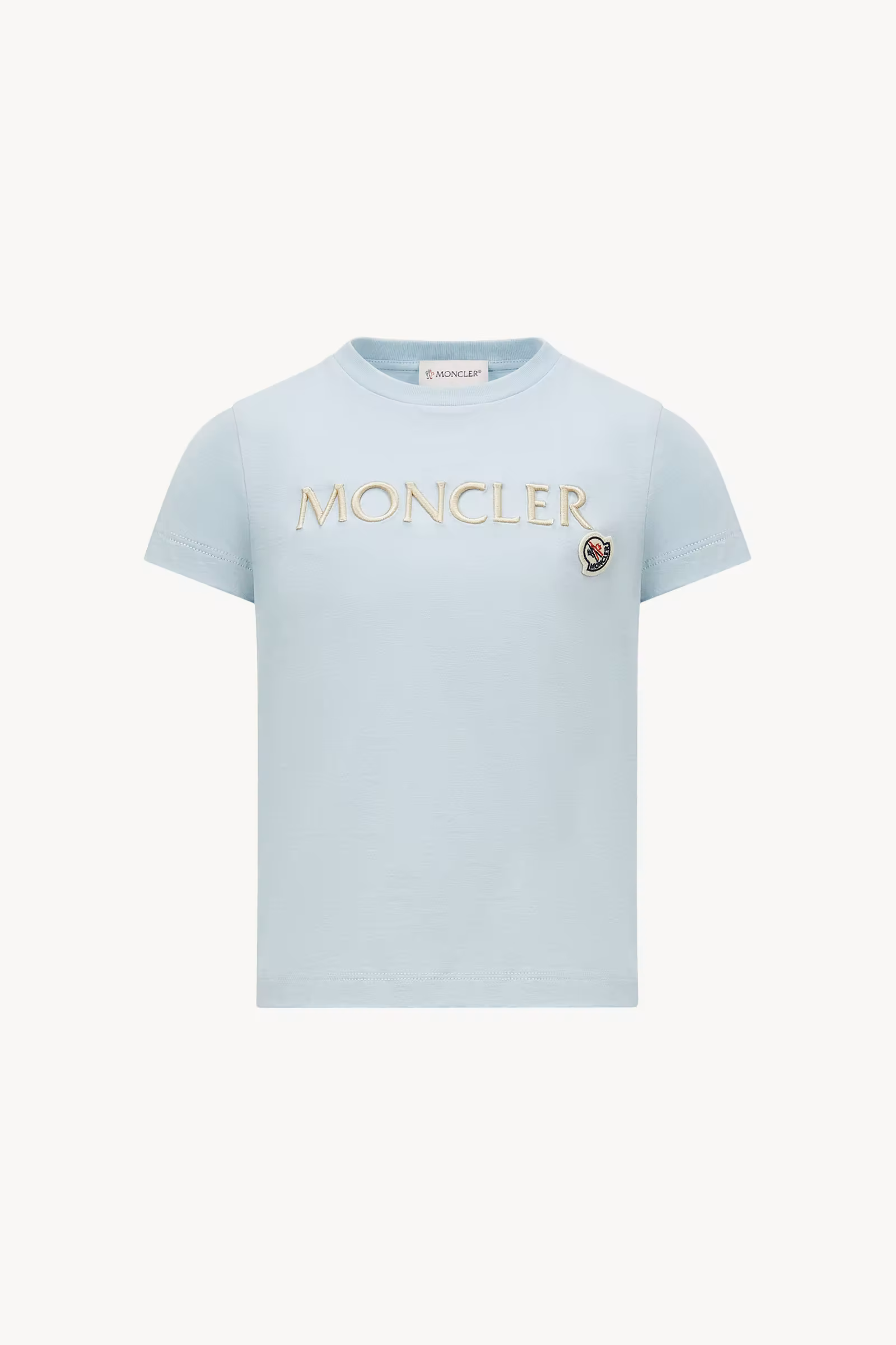 Embroidered Logo Cotton T-Shirt