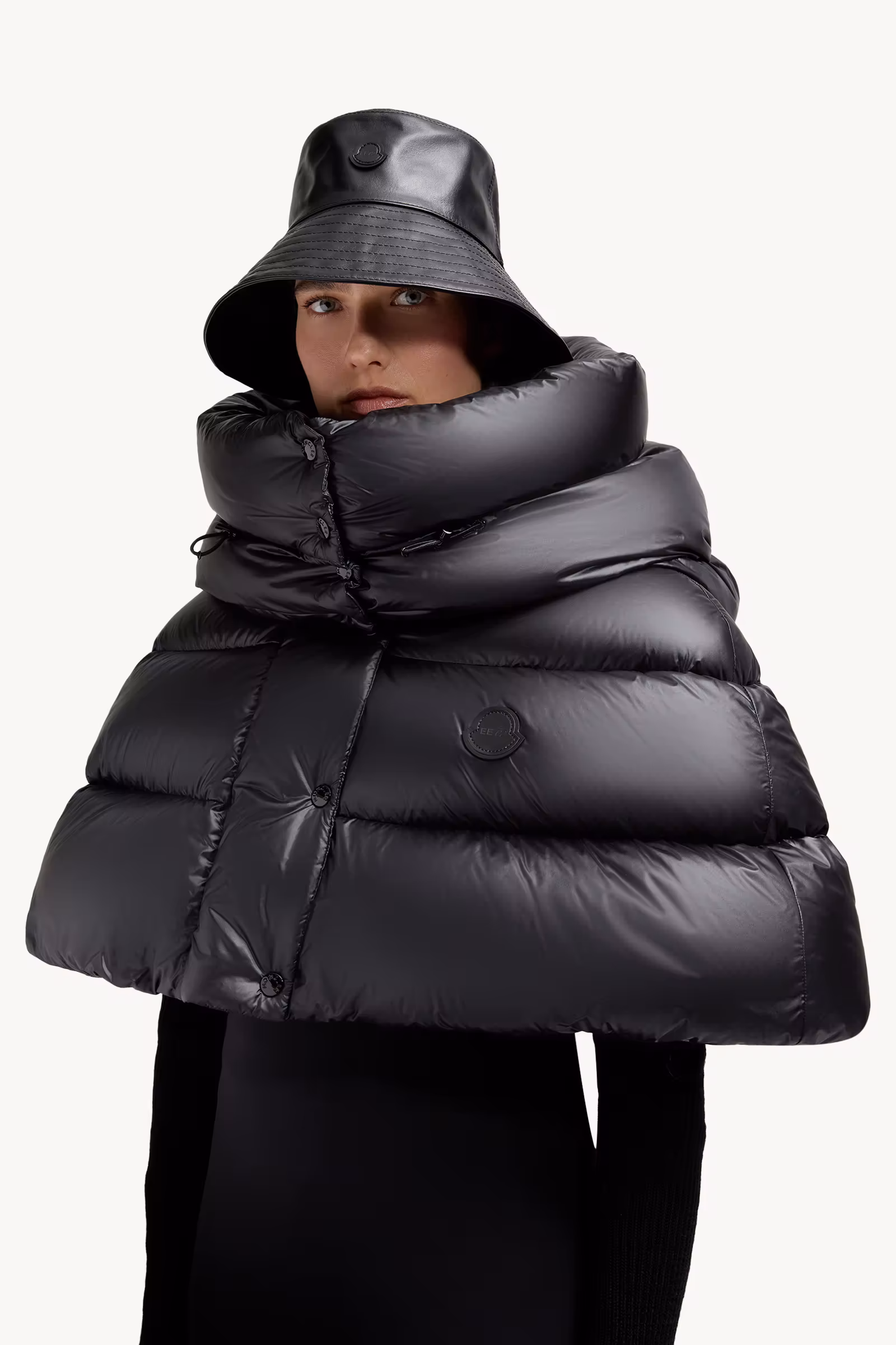 Moncler x EE72 by Edward Enninful Leather Bucket Hat
