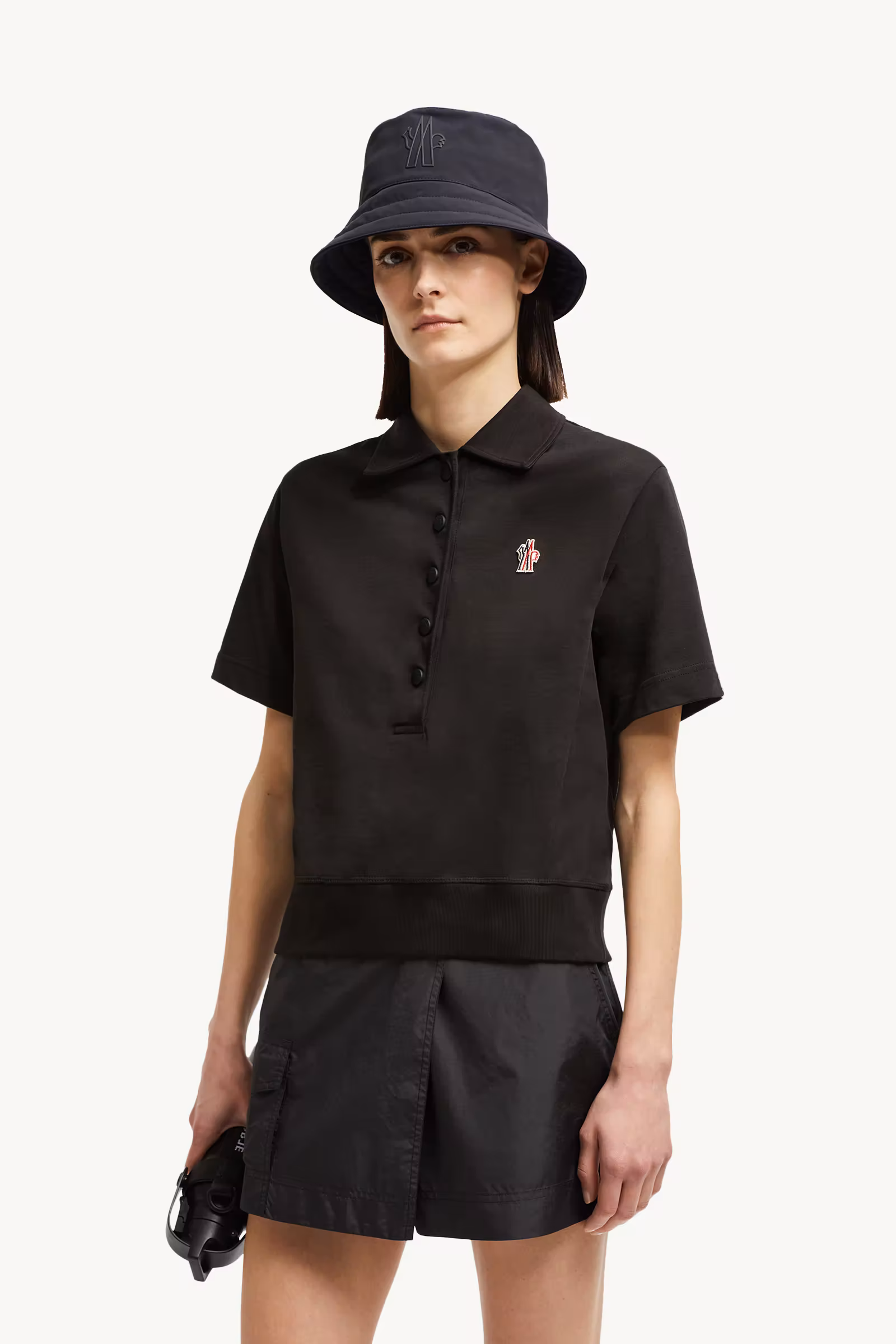 Logo Patch Cotton Polo Shirt