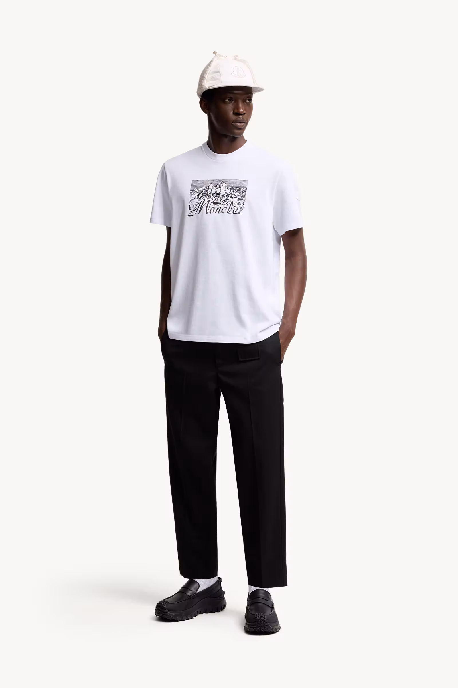 Mountain Logo Cotton T-Shirt