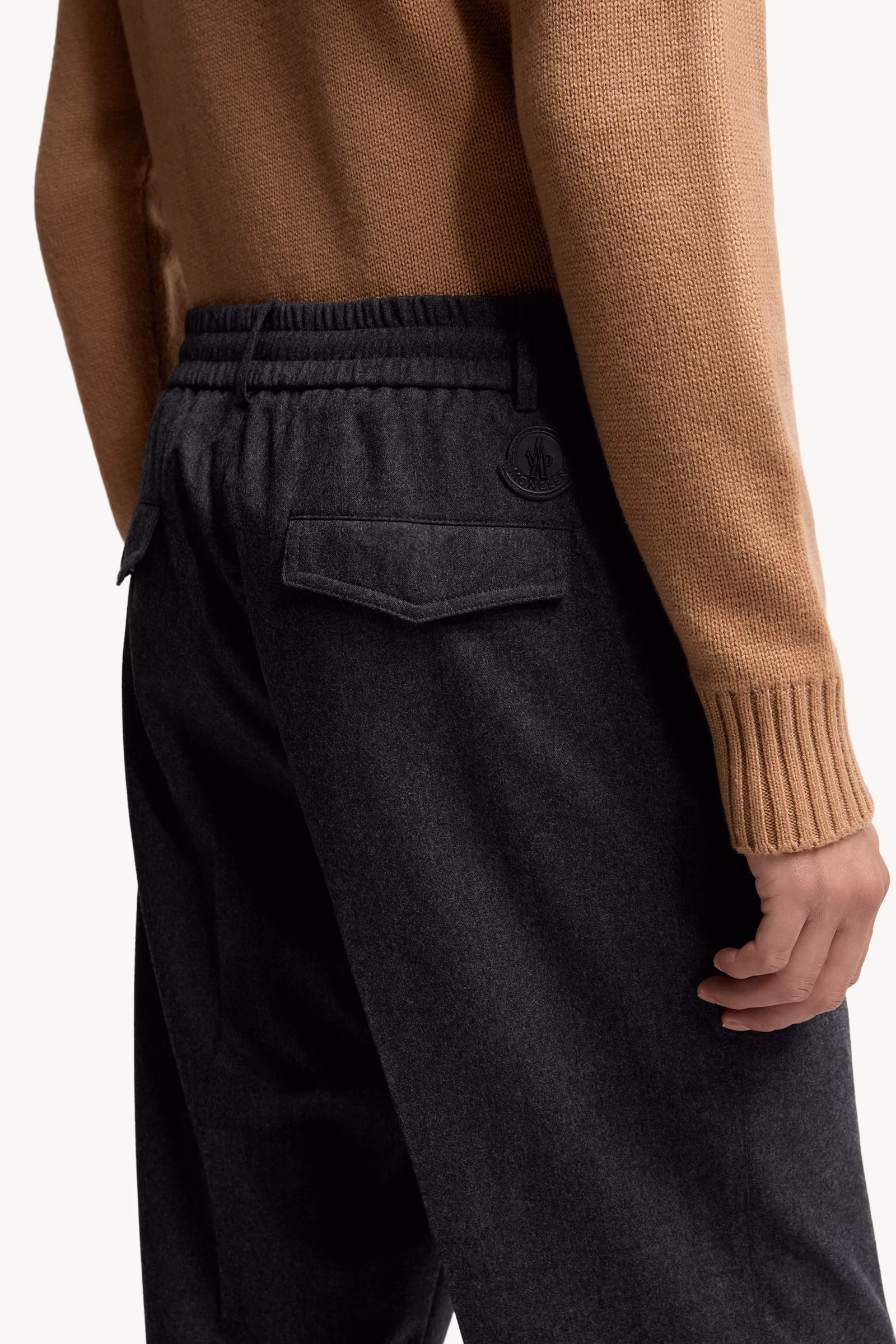 Wool Flannel Tailored Pants