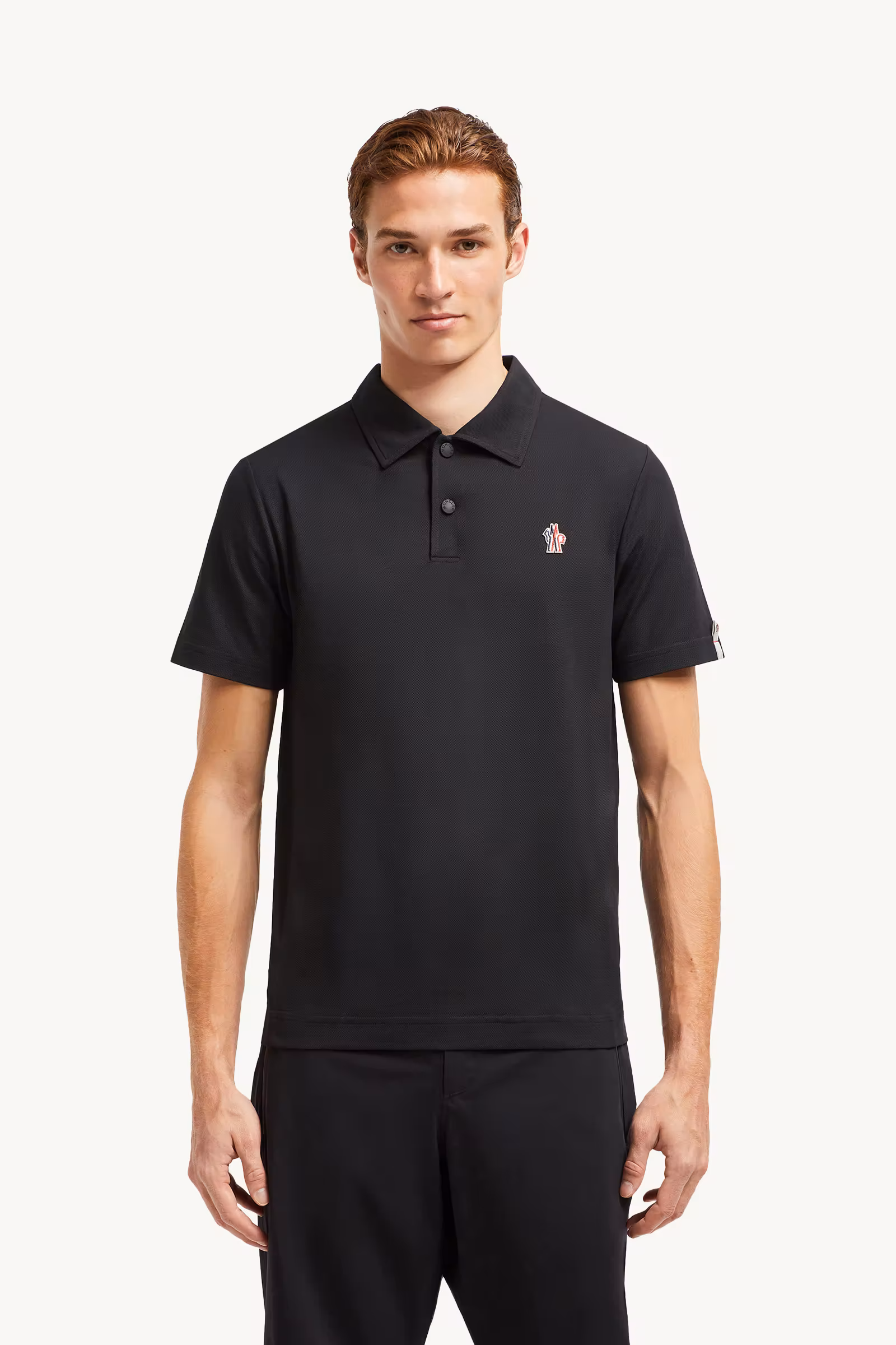 Logo Patch Polo Shirt
