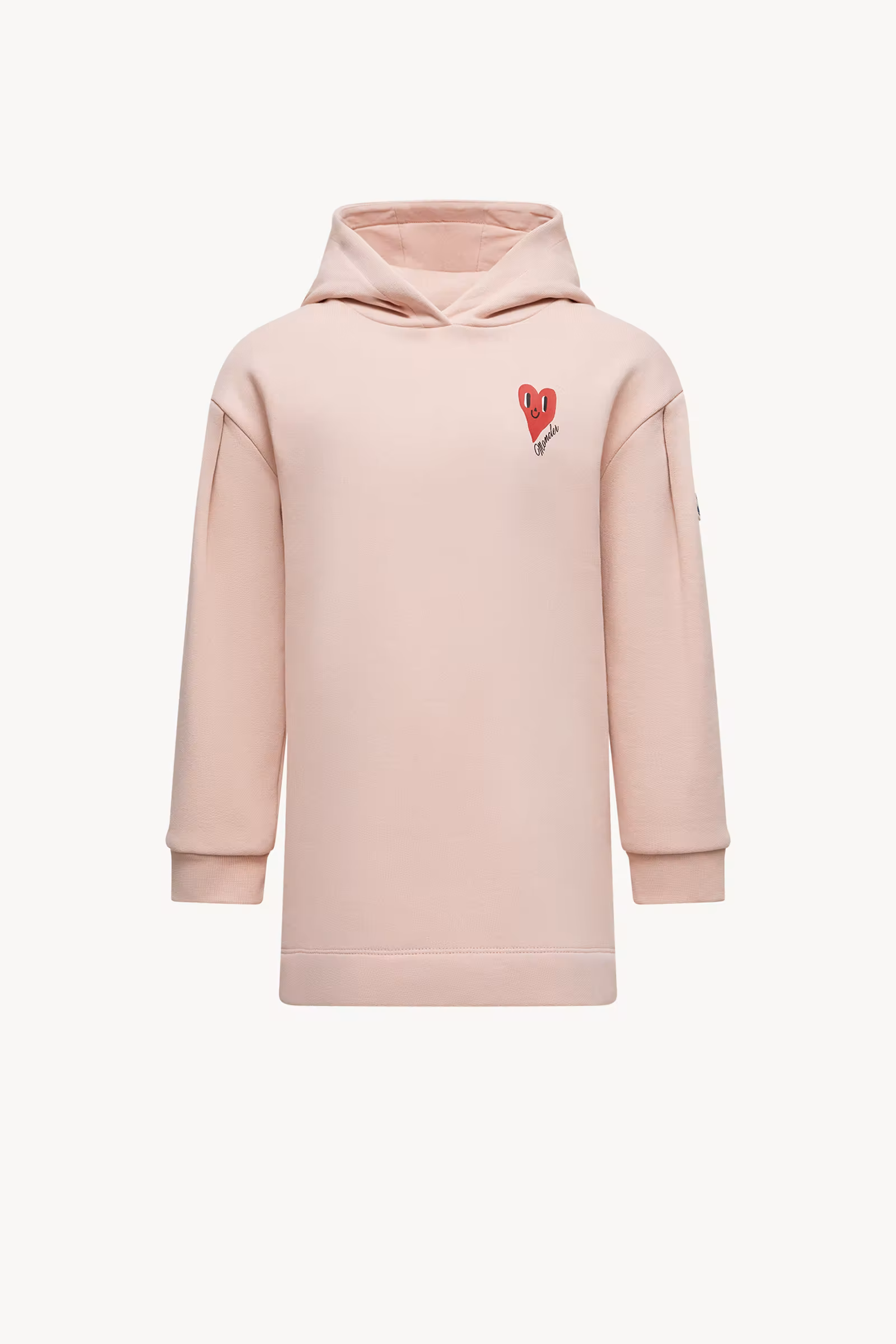Heart Motif Cotton Hoodie