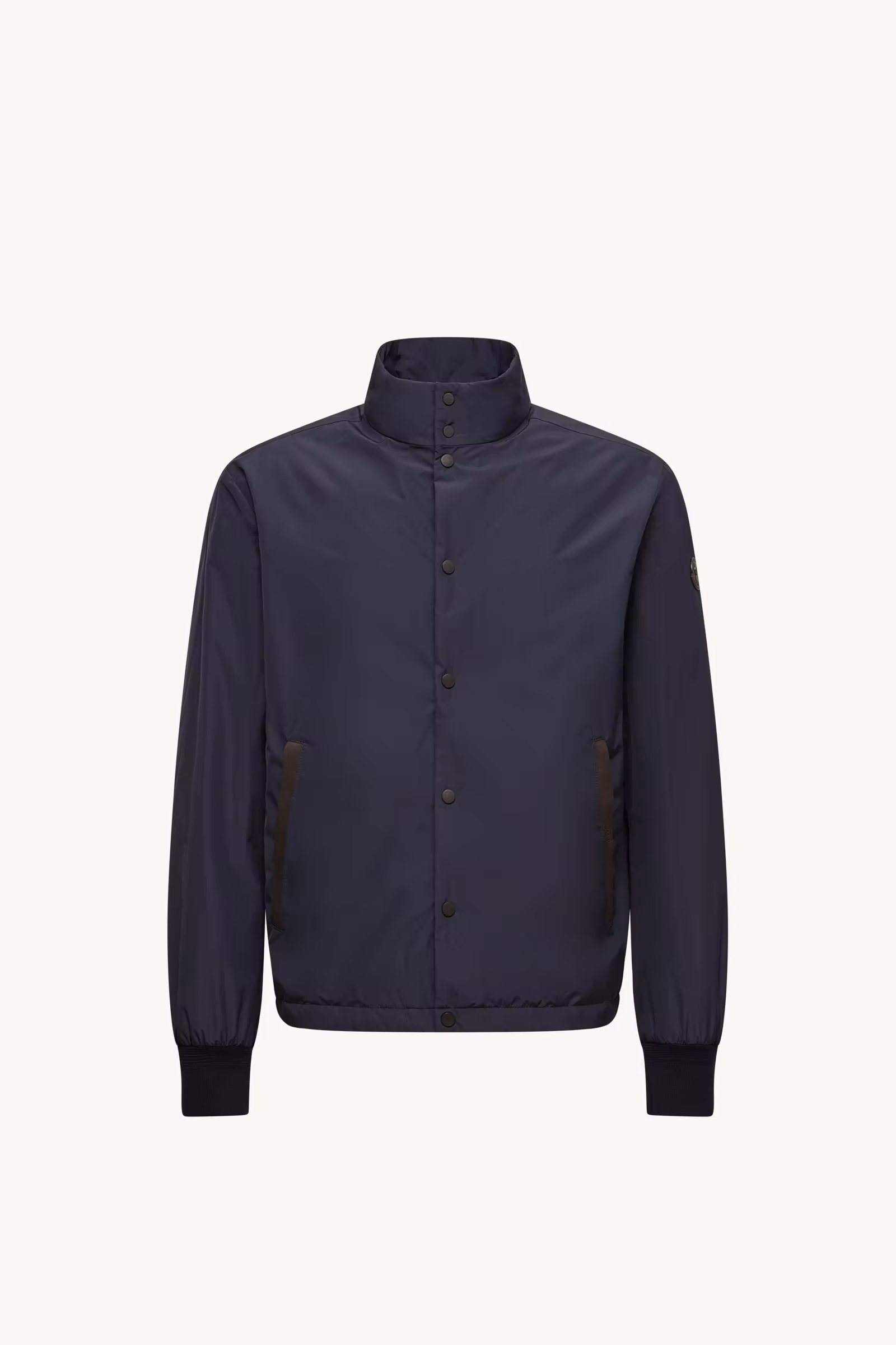 Lanques Leather-Trimmed Short Down Jacket