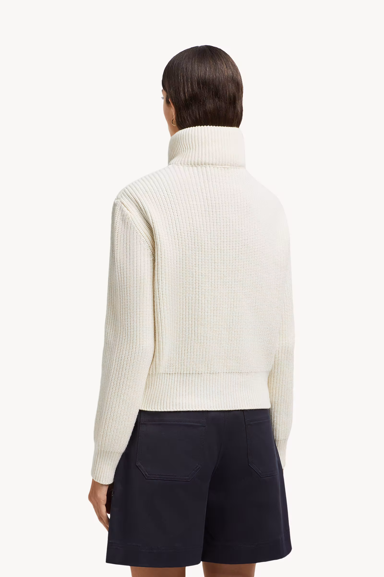 Padded Wool Cardigan