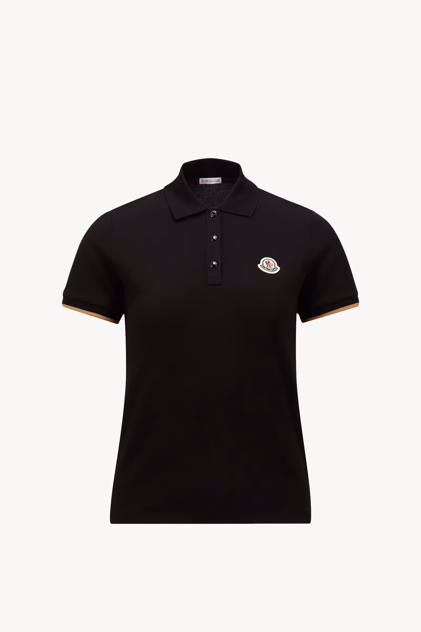 Logo Patch Cotton Piquet Polo Shirt