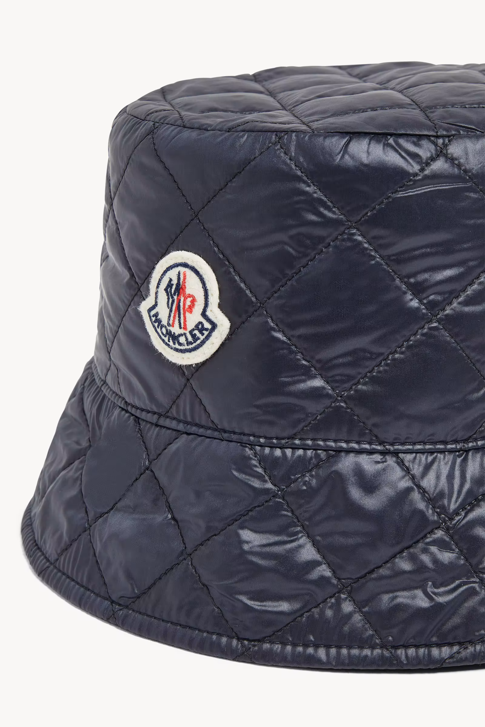 Diamond-Quilted Padded Bucket Hat