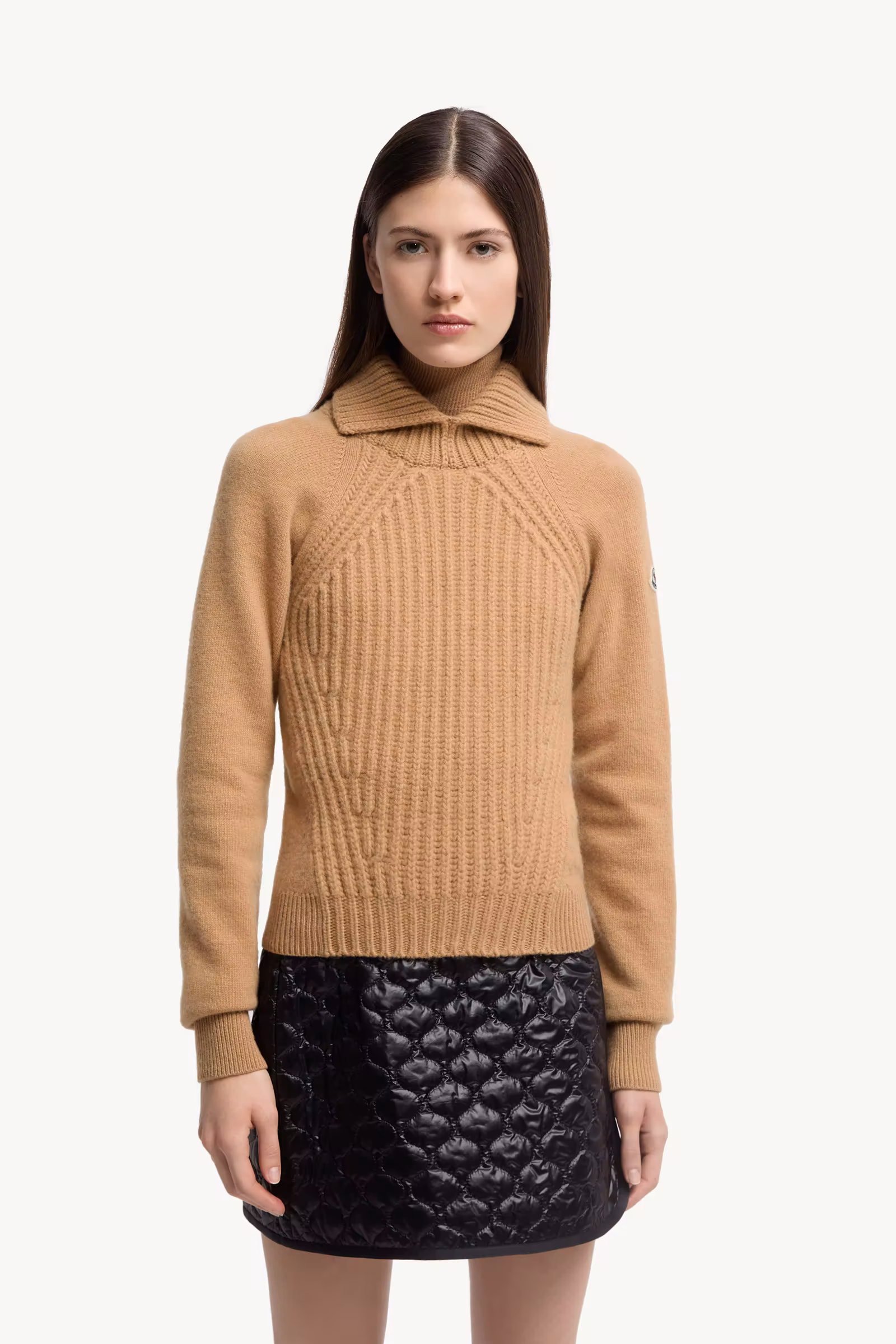 Wool & Cashmere High Collar Sweater