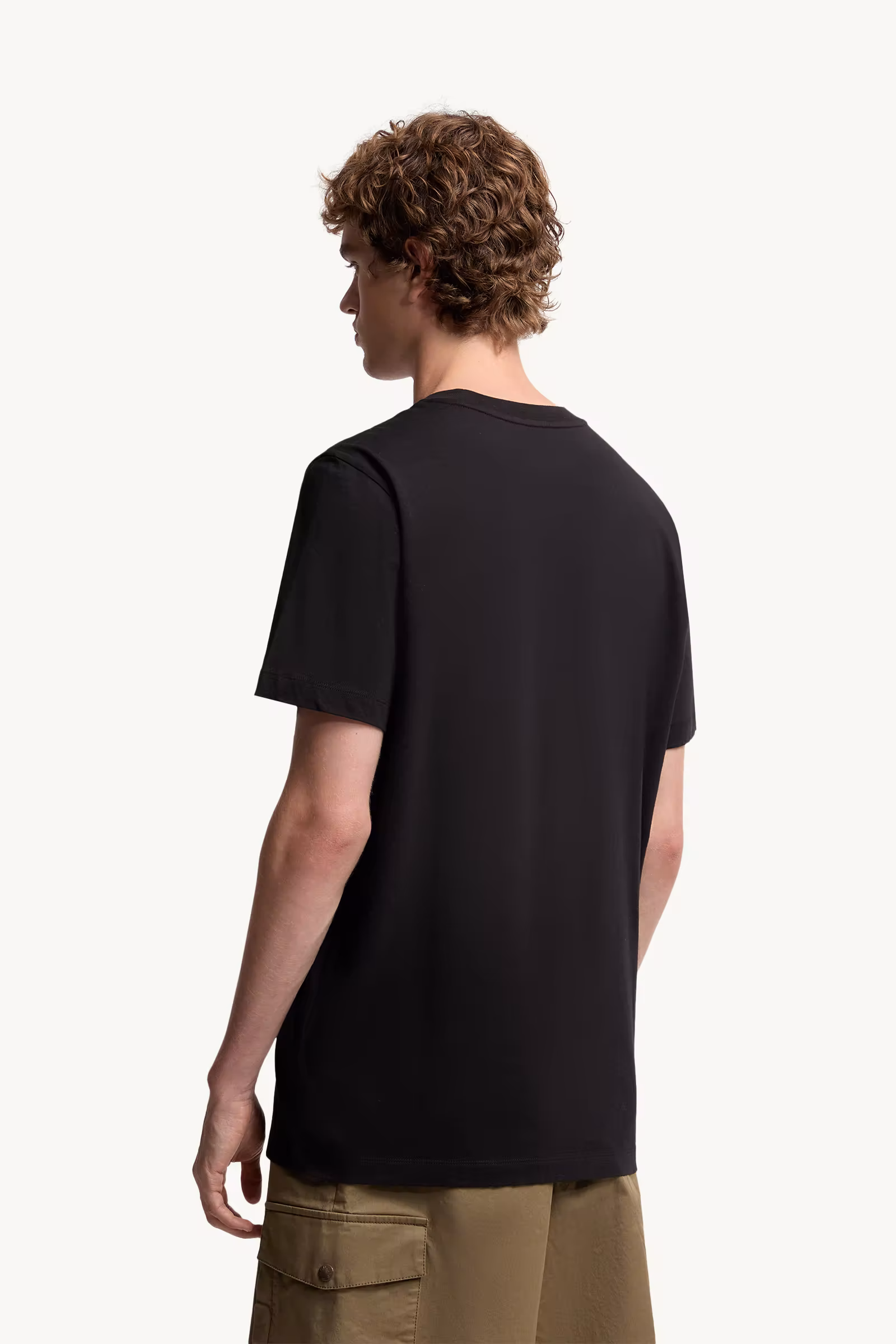 Logo Patch Cotton T-Shirt (Pack of Three)