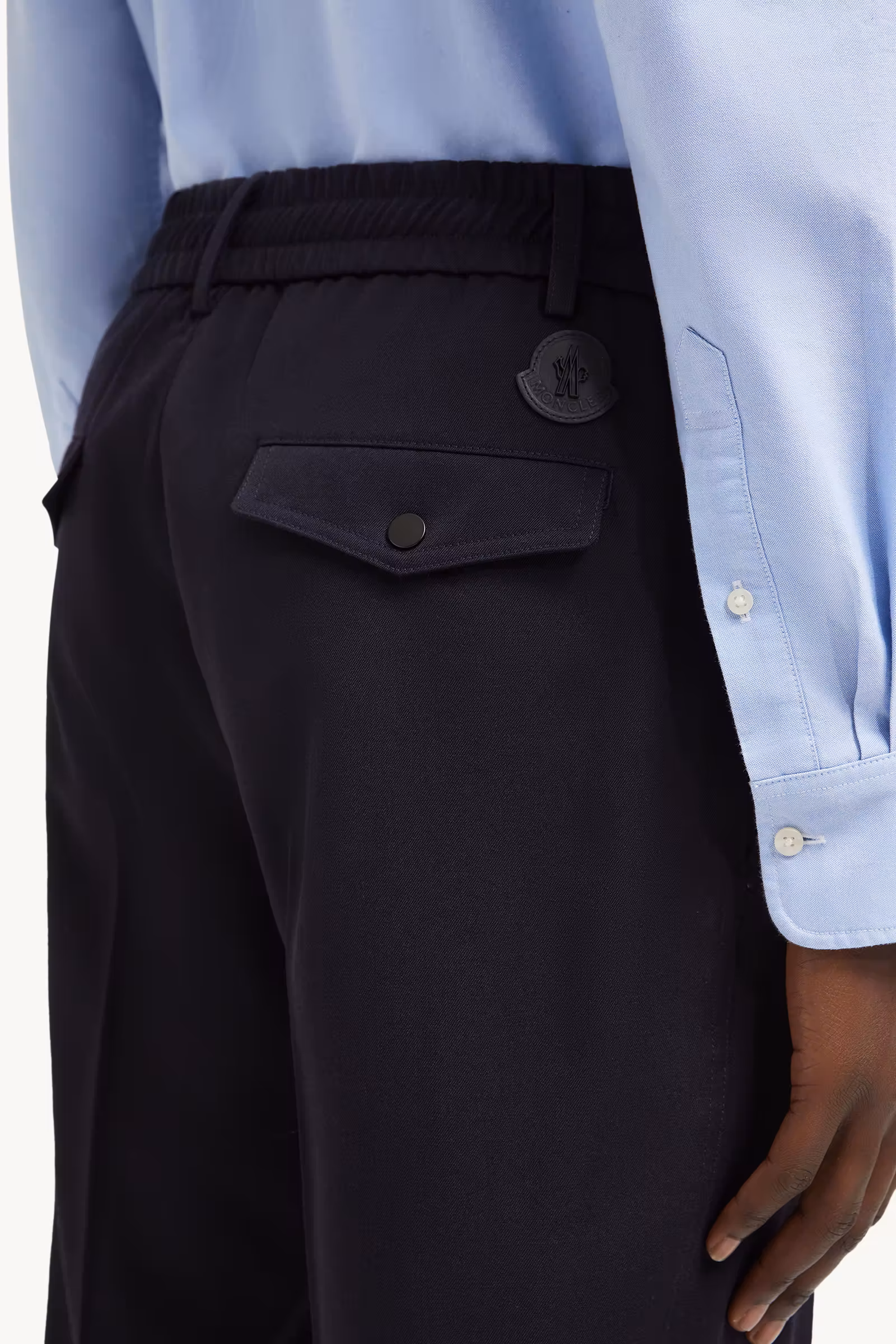 Wool Gabardine Tailored Pants