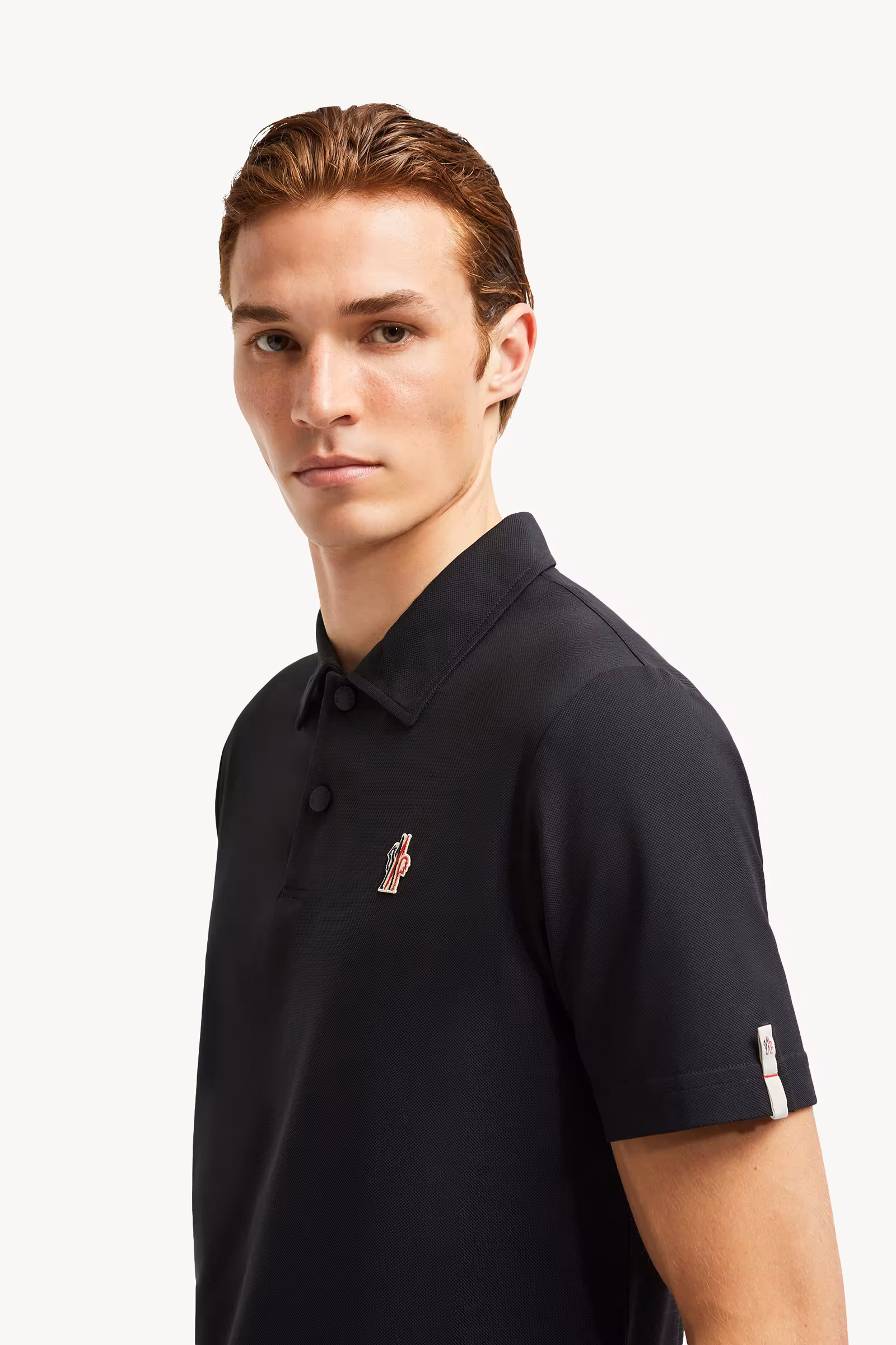Logo Patch Polo Shirt