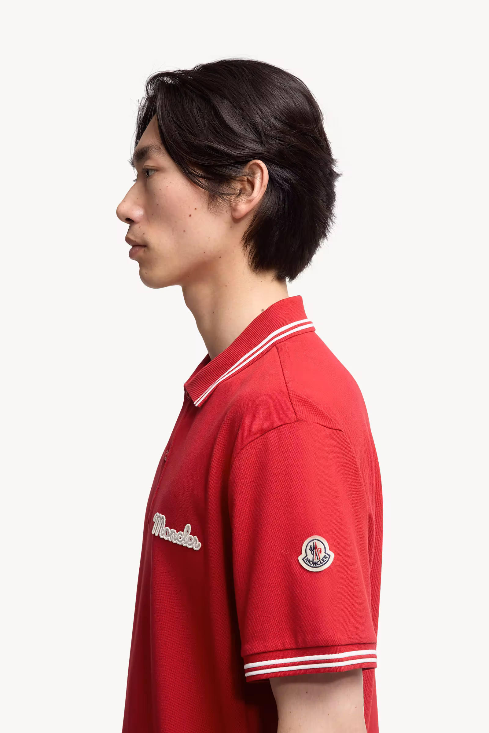 Embroidered Logo Cotton Piquet Polo Shirt