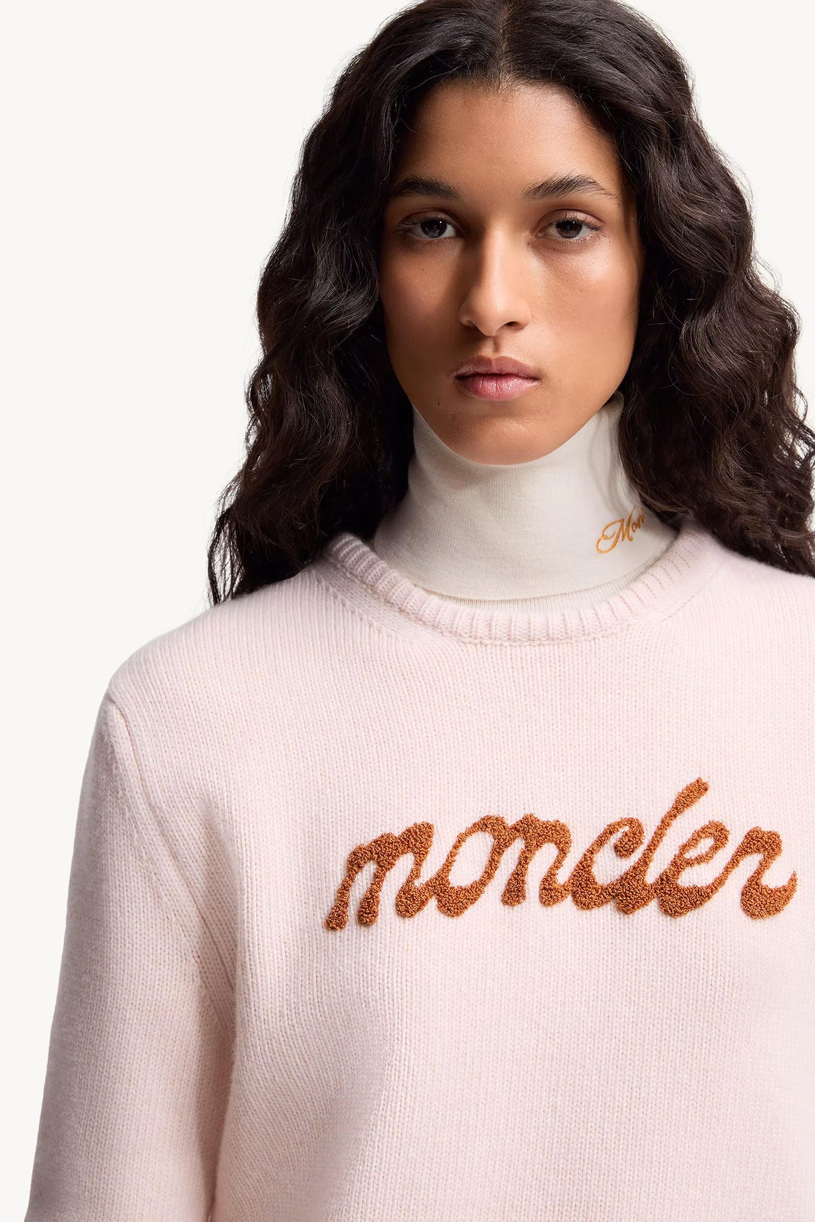 Embroidered Logo Wool & Cashmere Sweater