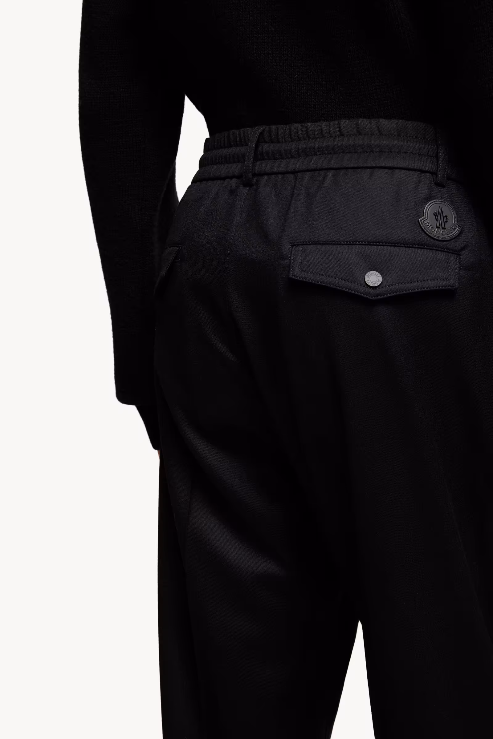 Wool Flannel Tailored Pants