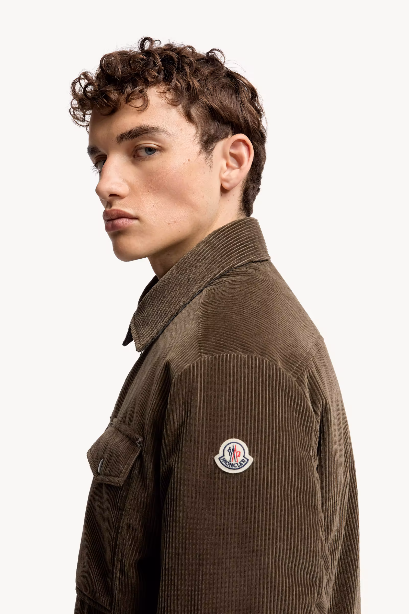 Ambroisie Corduroy Down Shirt Jacket