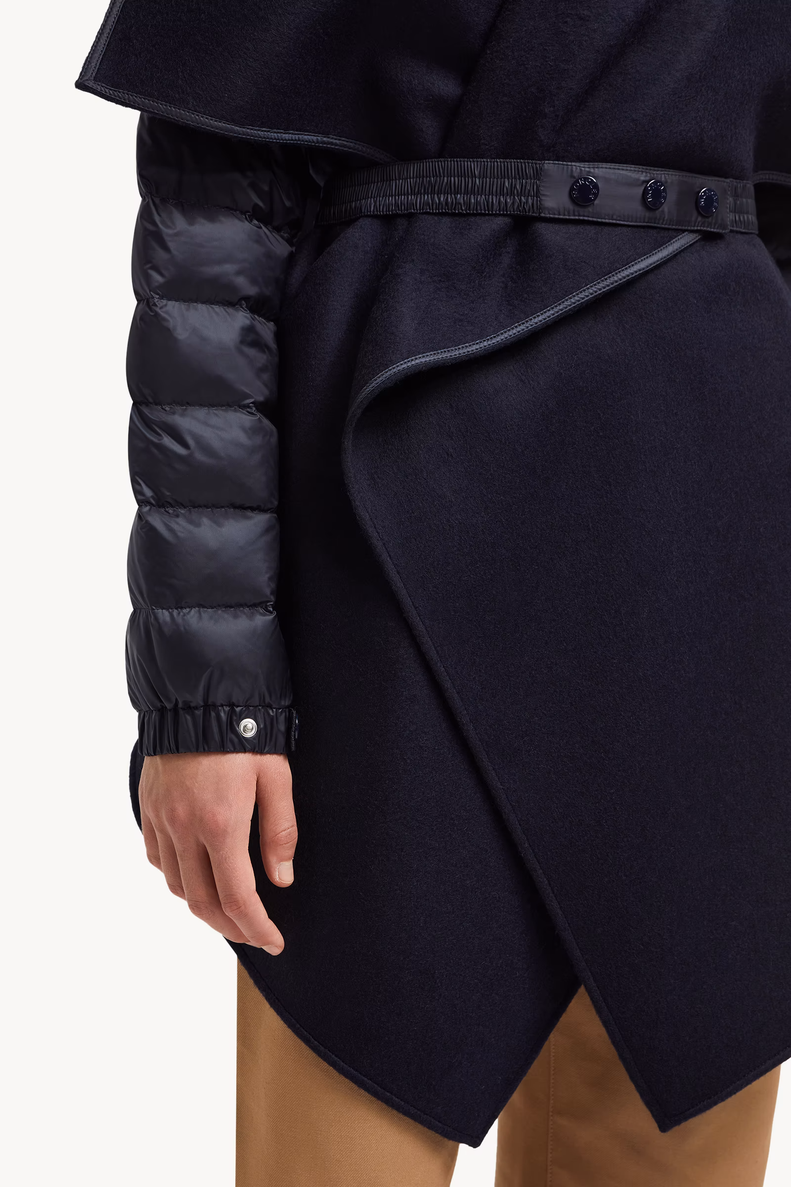 Padded Wool Felt Cape