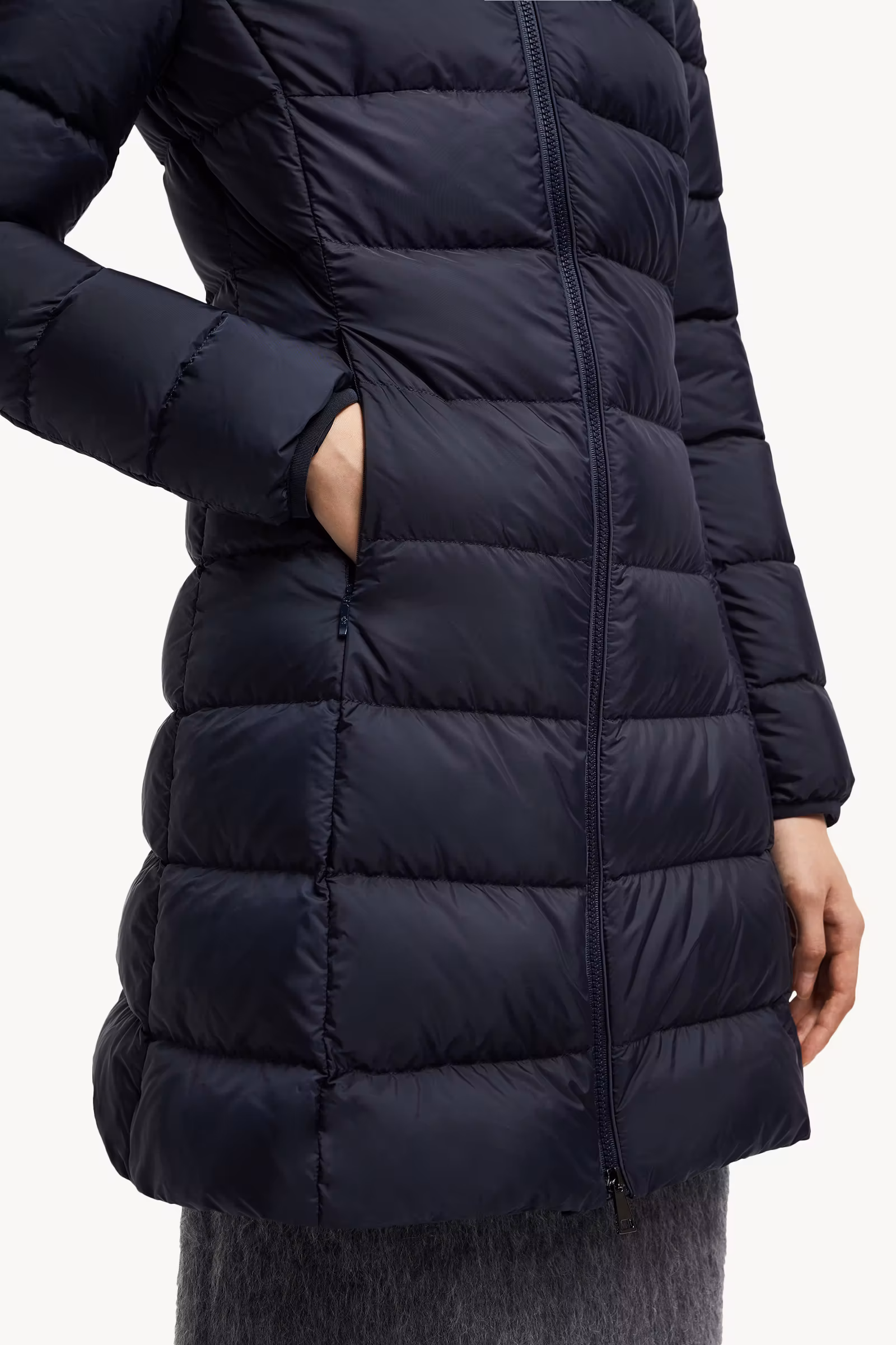 Gie Hooded Long Down Jacket
