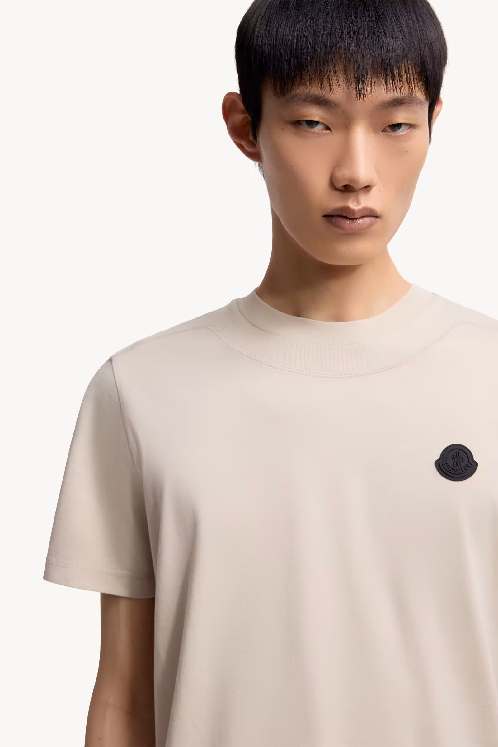 Logo Patch Cotton T-Shirt