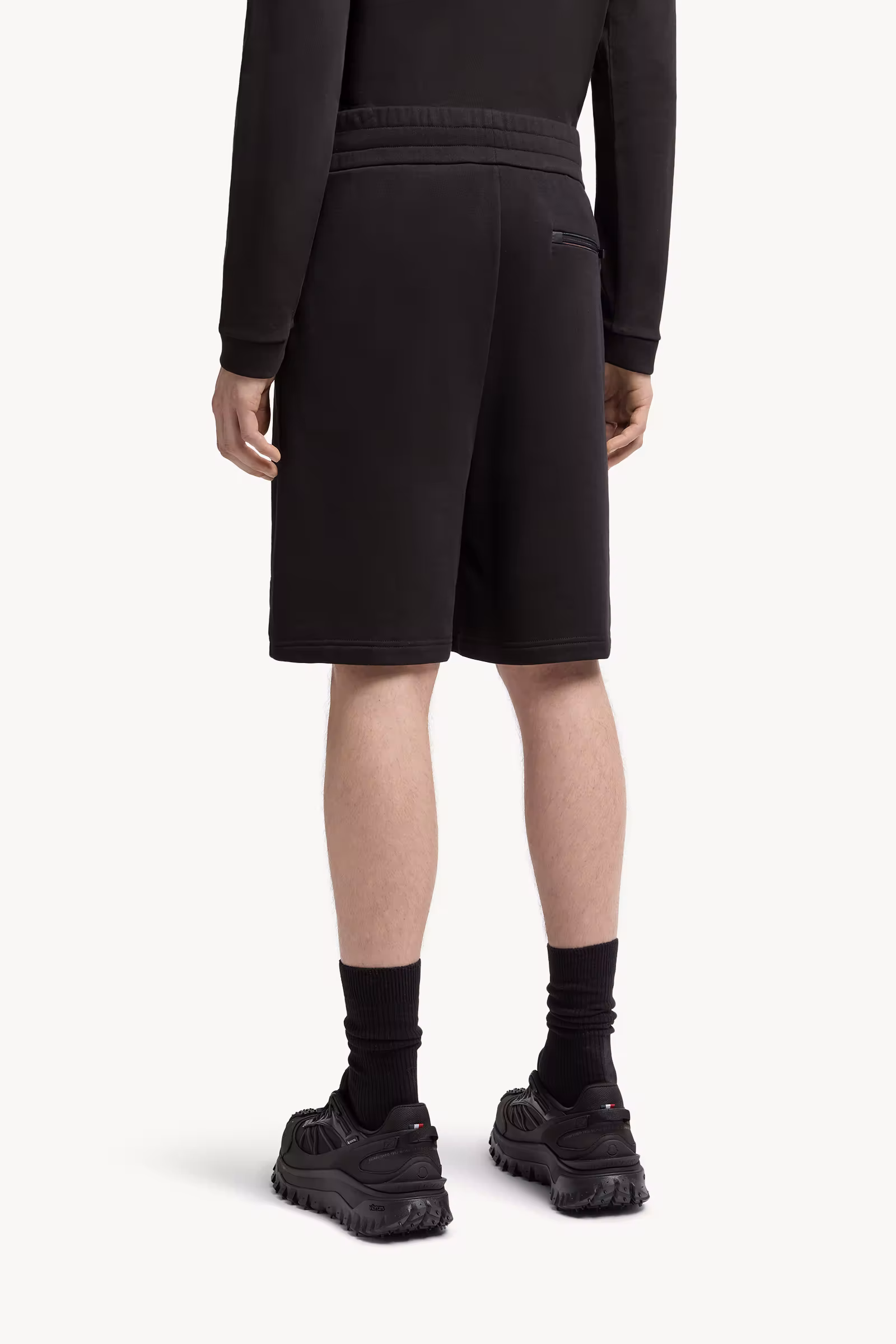 Logo Patch Cotton Shorts