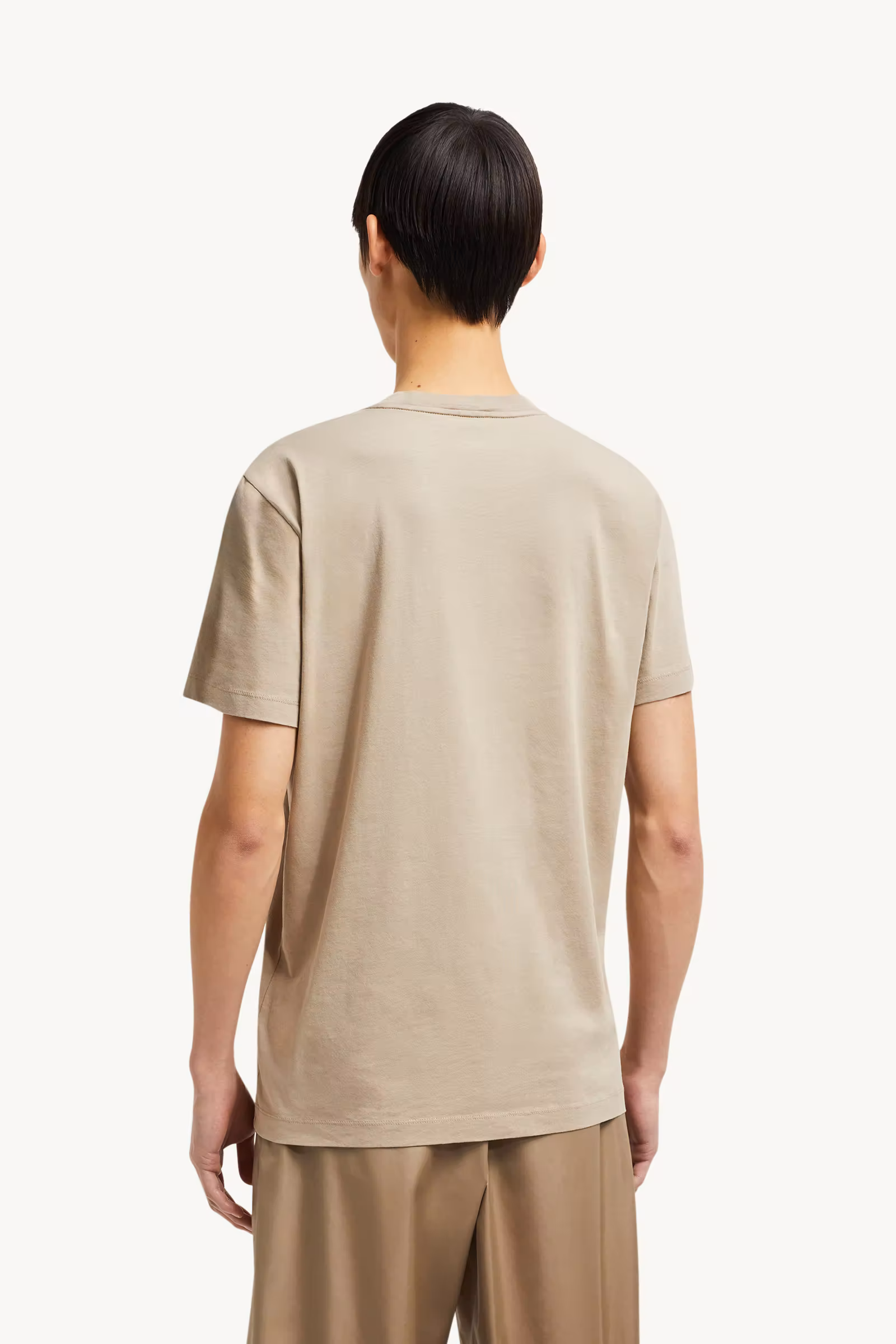Blurred Logo Cotton T-Shirt