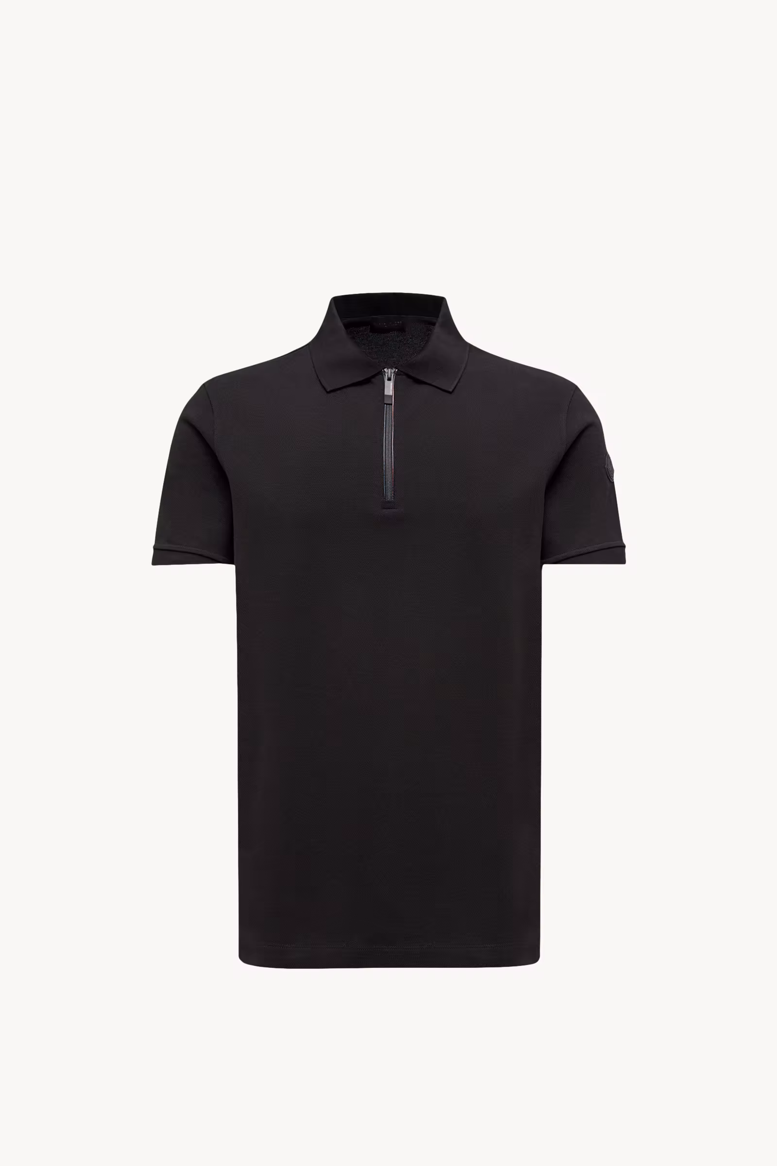 Logo Patch Cotton Piquet Polo Shirt