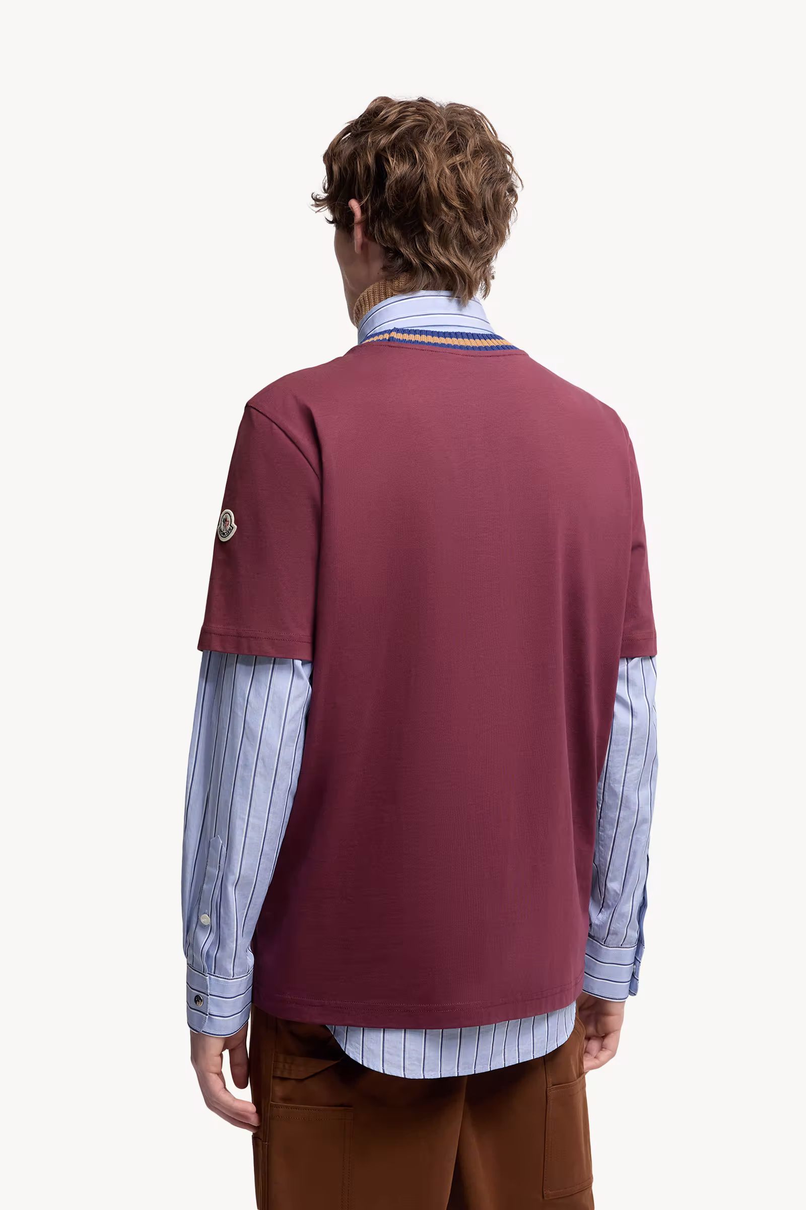 Embroidered Logo Cotton T-Shirt