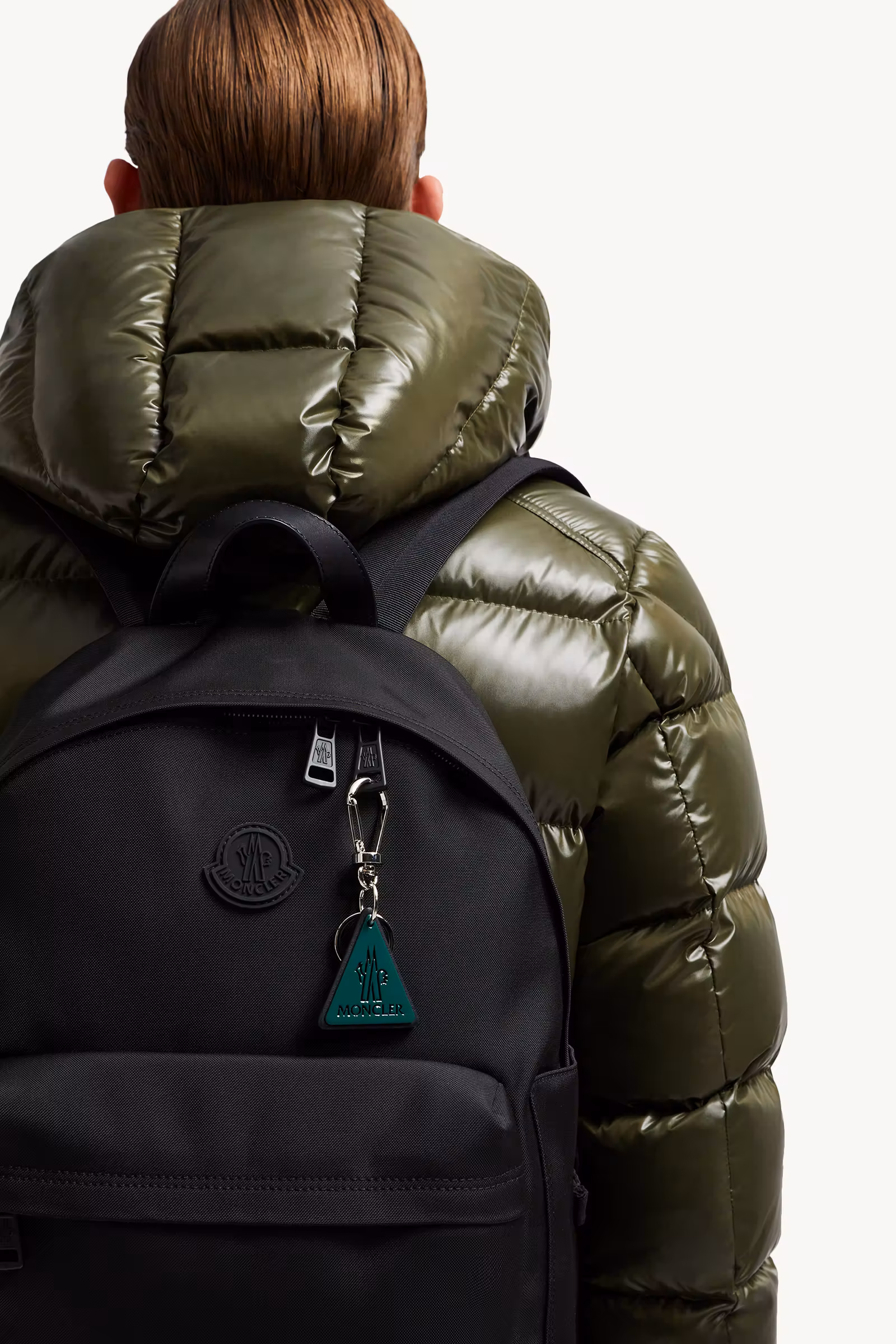 Logo Leather Key Ring