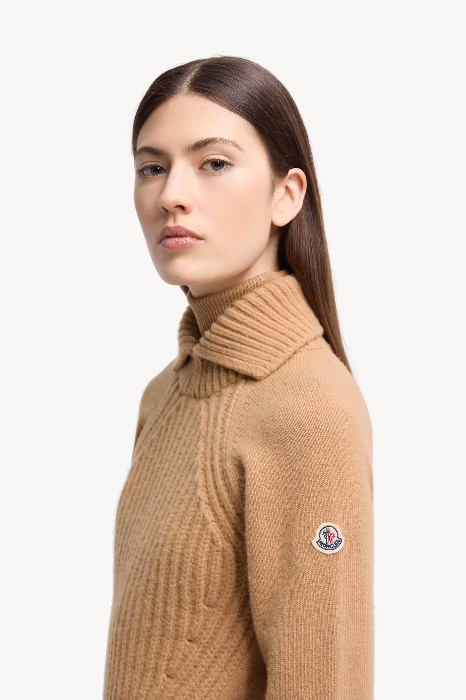 Wool & Cashmere High Collar Sweater