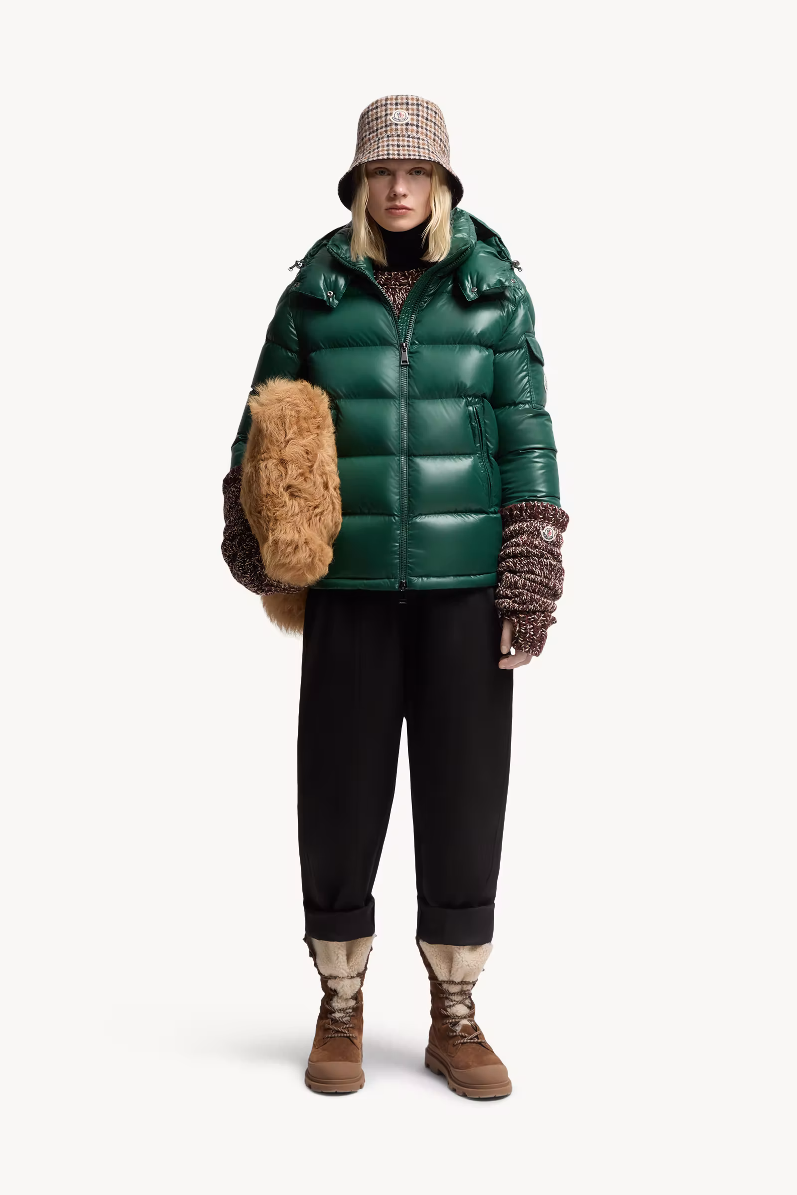 Maire Hooded Short Down Jacket