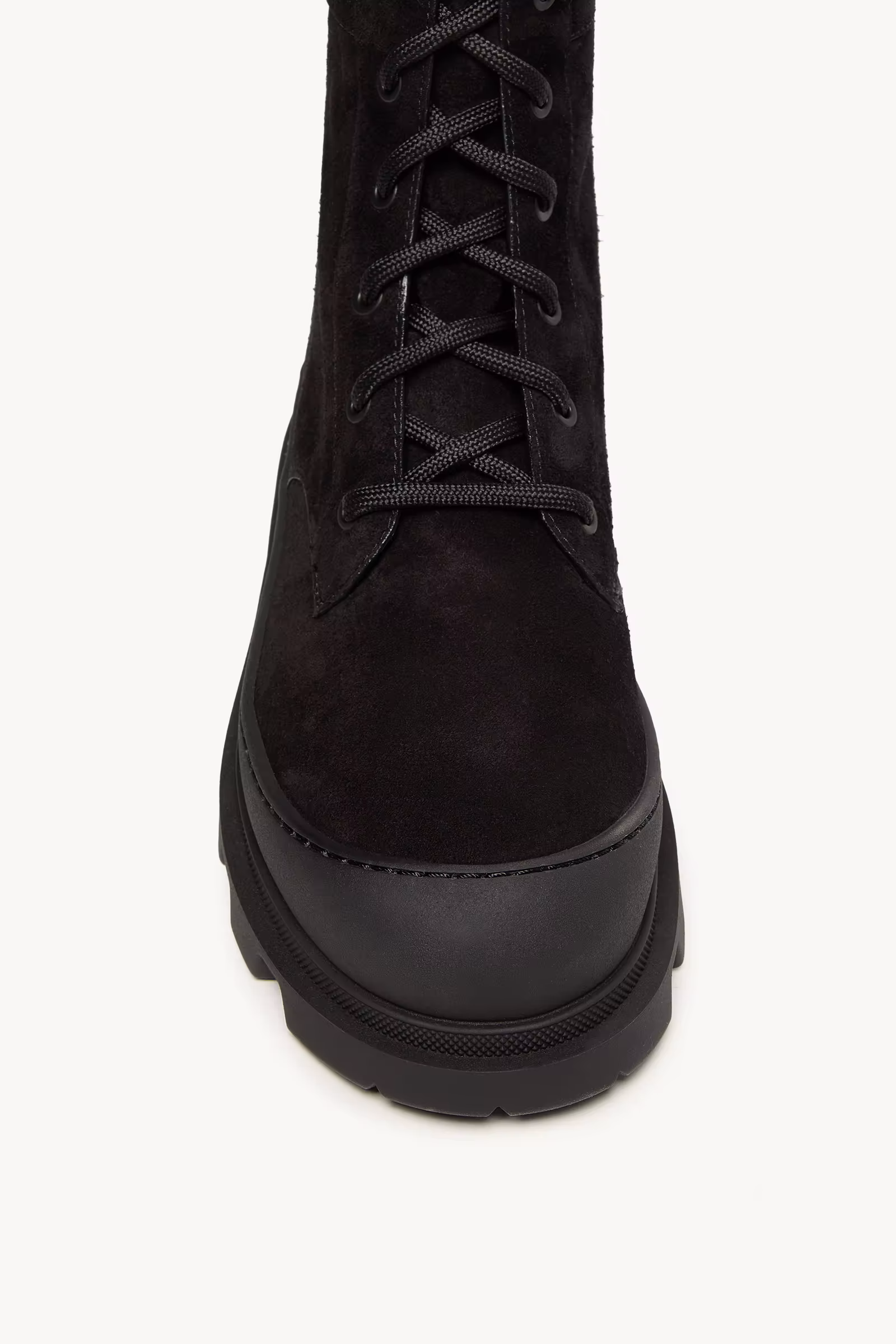 Vera High Suede Lace-Up Boots