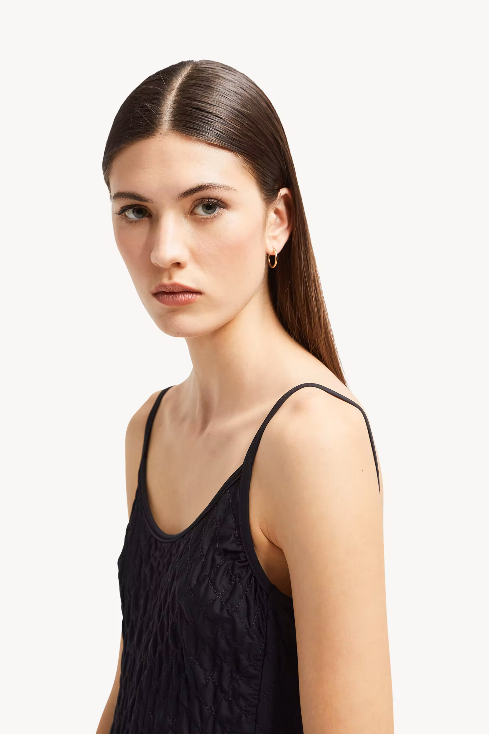 Diamond-Quilted Swimsuit