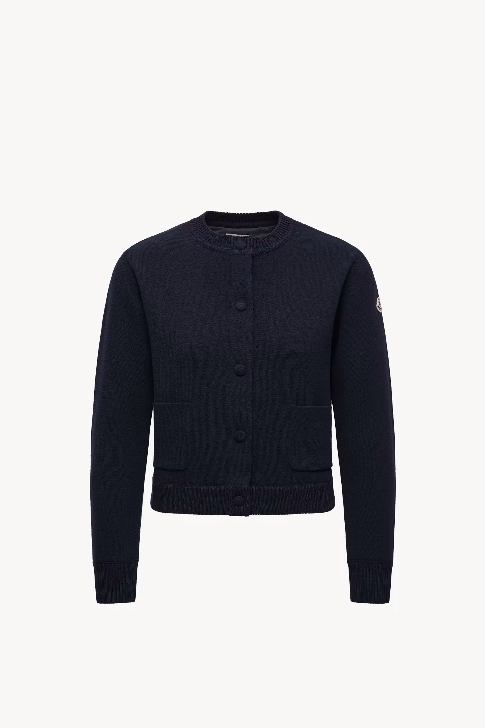 Padded Wool Cardigan