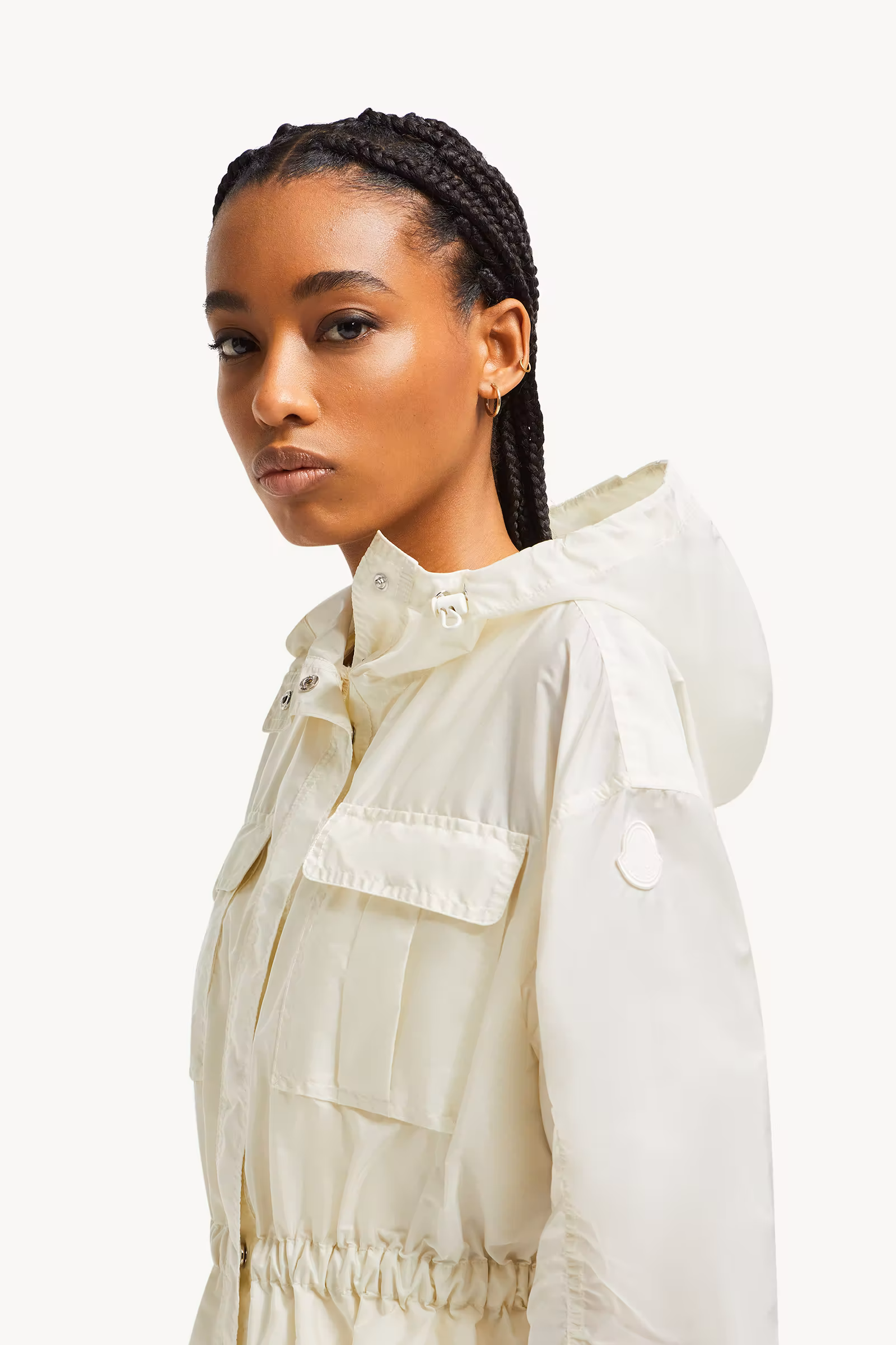Curton Hooded Peplum Jacket