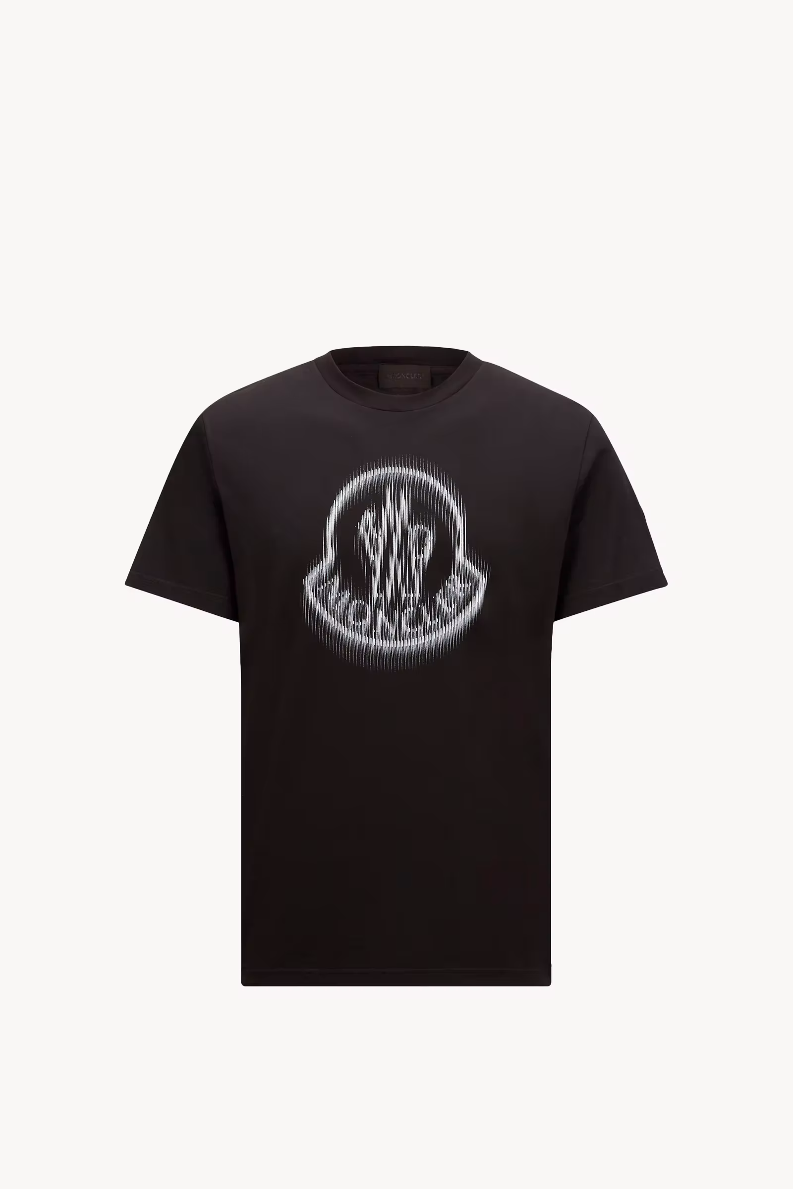 Blurred Logo Cotton T-Shirt