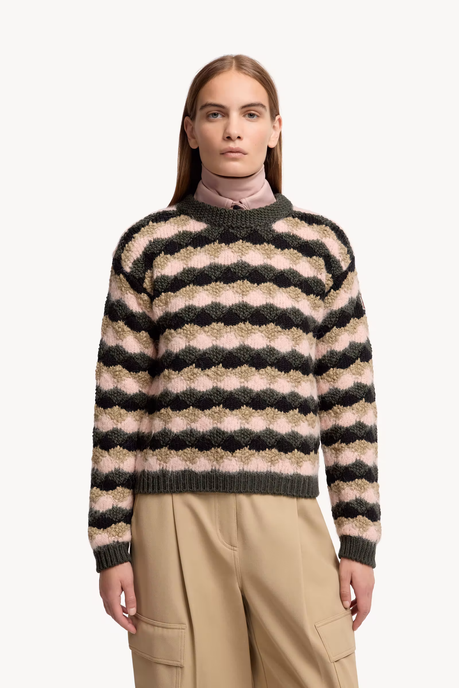 Wool & Alpaca Blend Striped Sweater