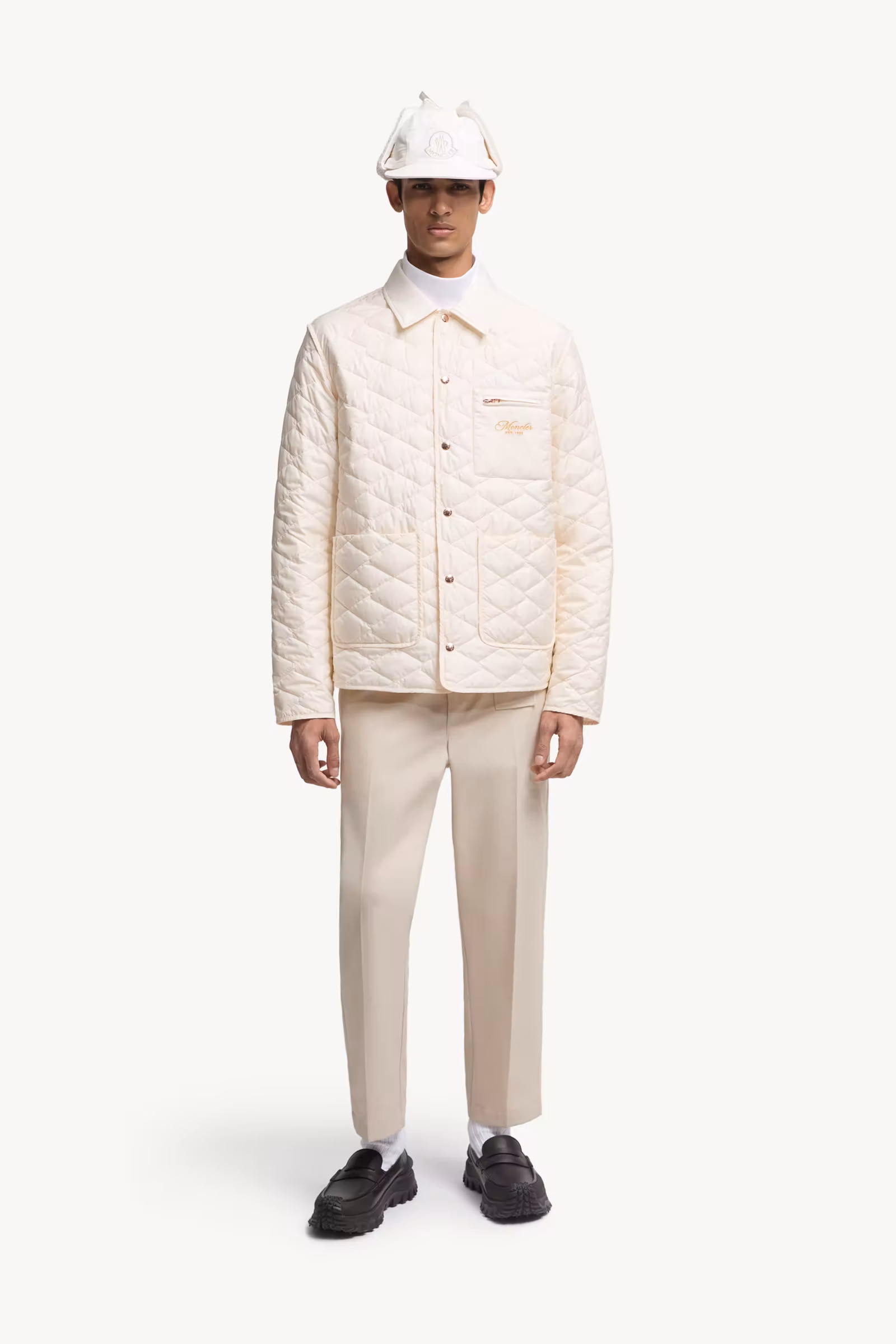 Kastos Diamond-Quilted Down Shirt Jacket