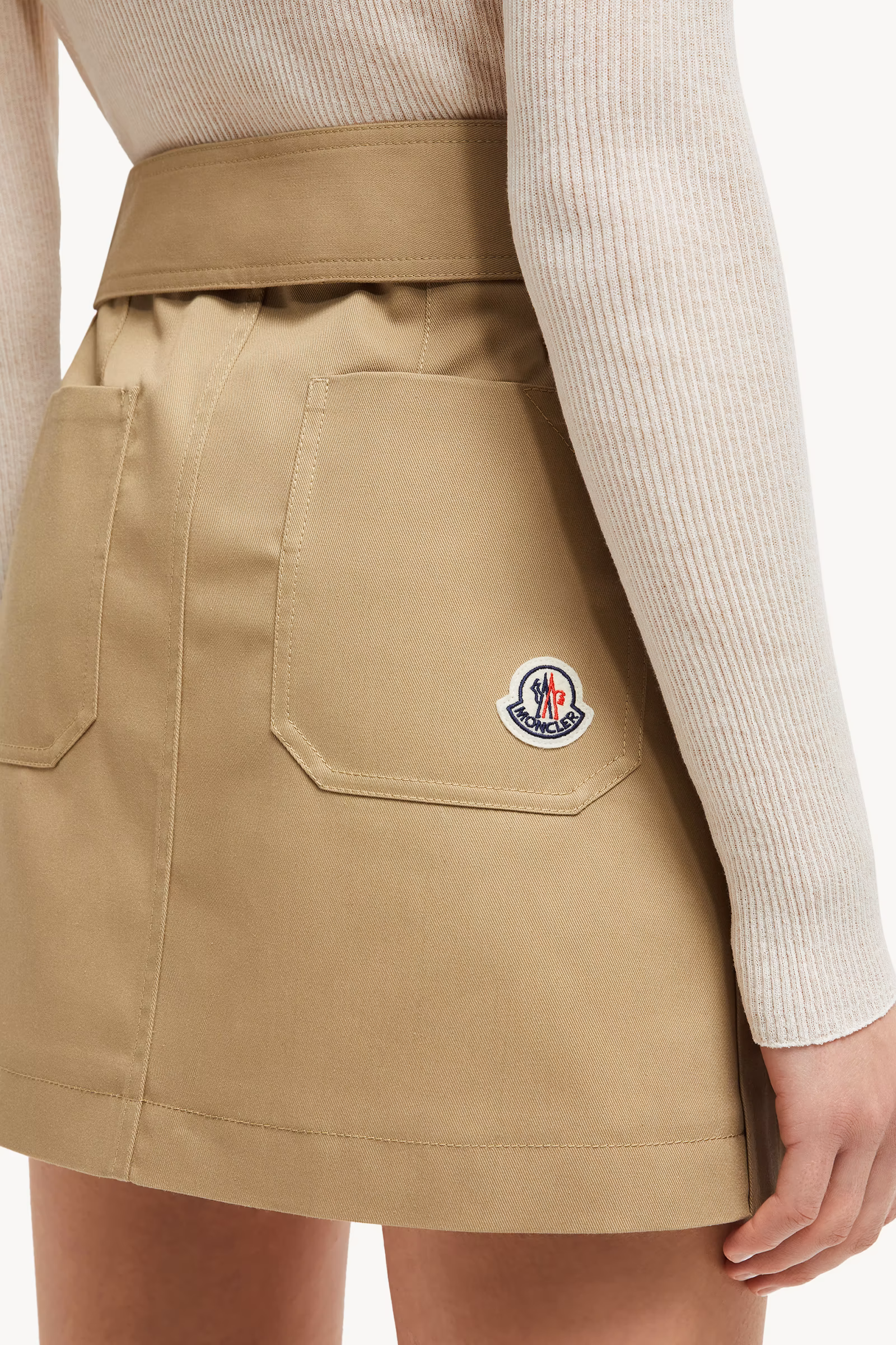 Gabardine Mini Skirt