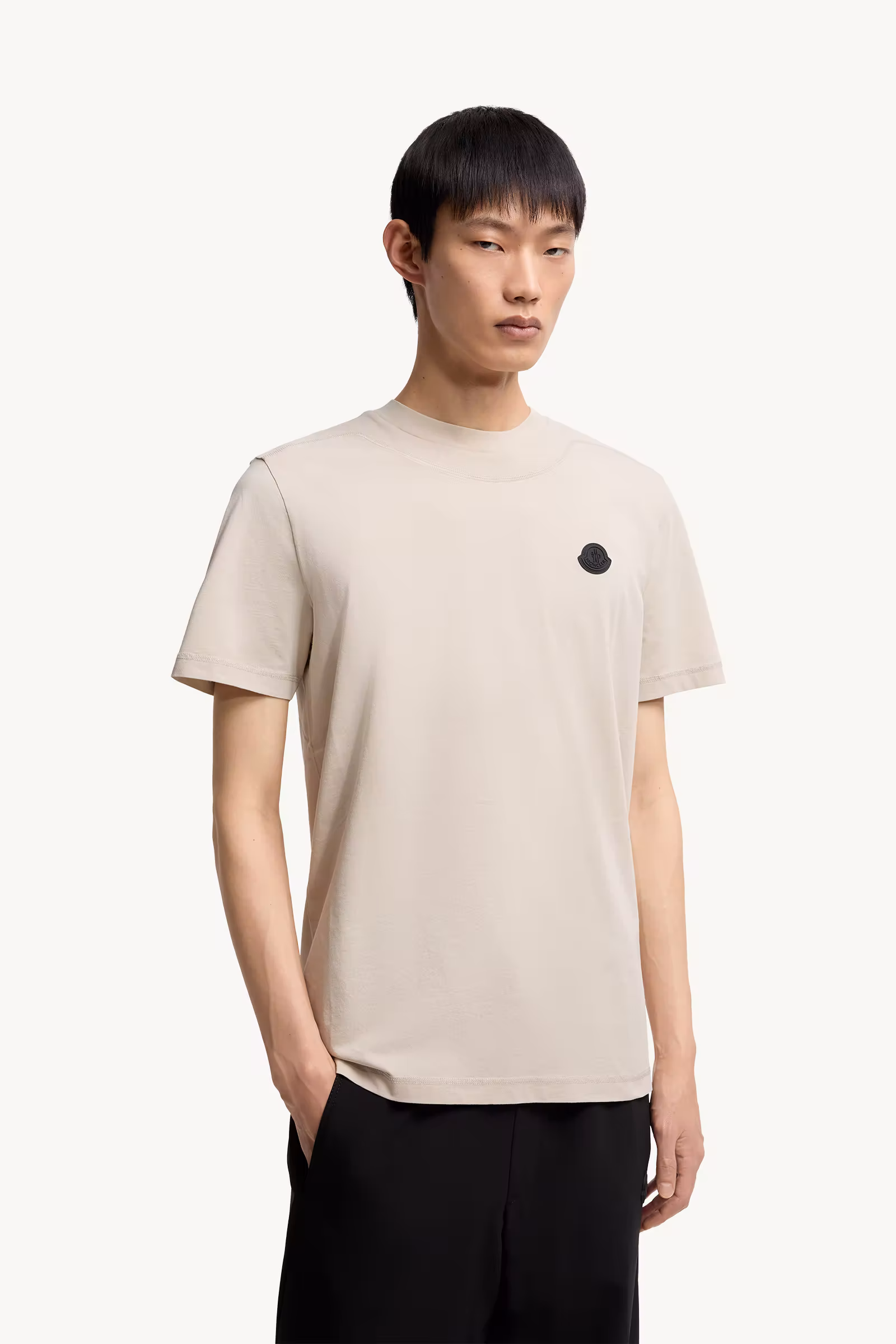 Logo Patch Cotton T-Shirt