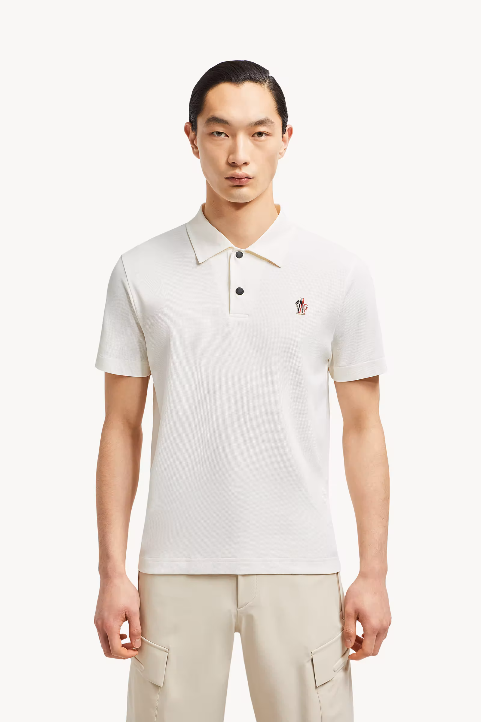 Logo Patch Polo Shirt