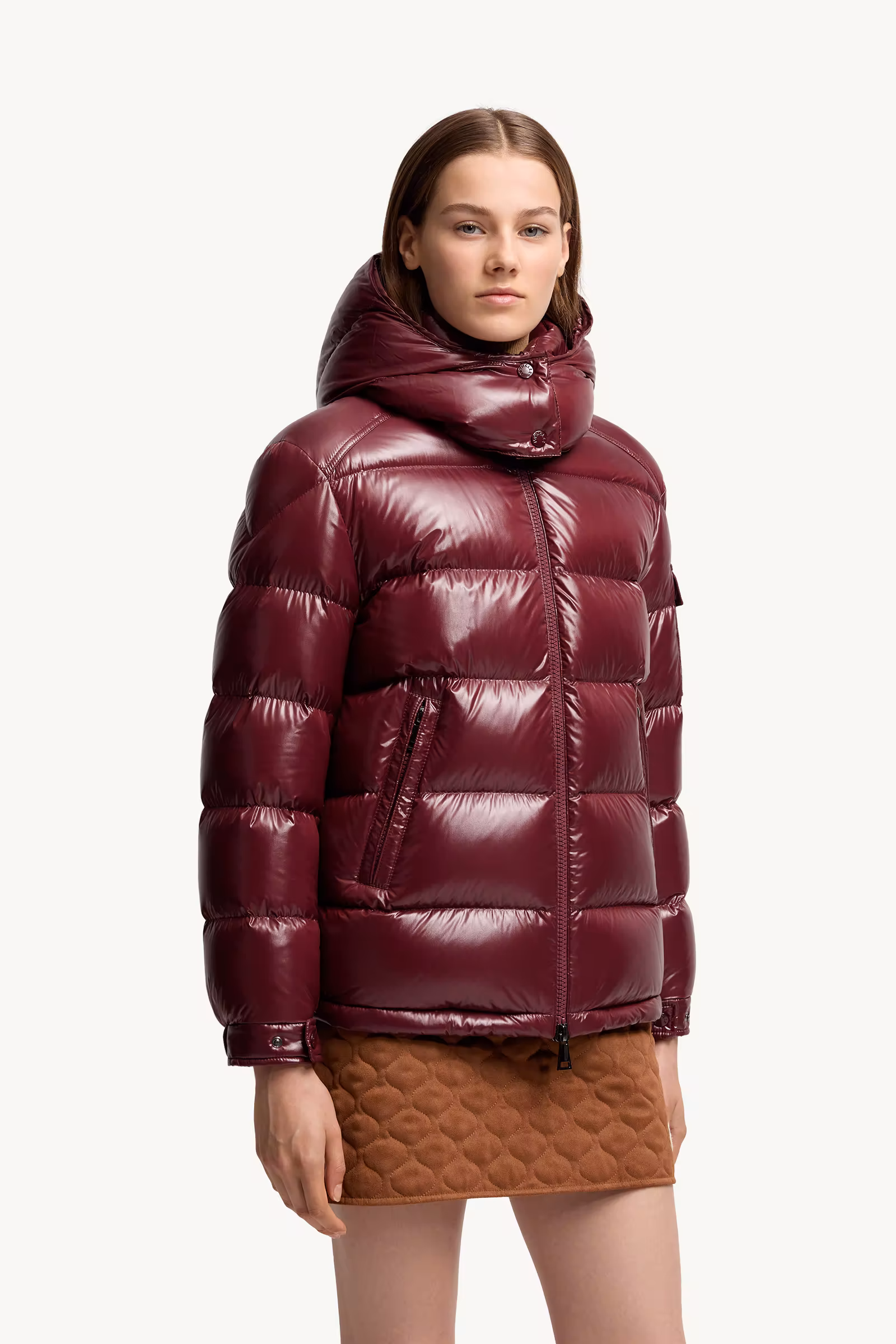 Maire Hooded Short Down Jacket