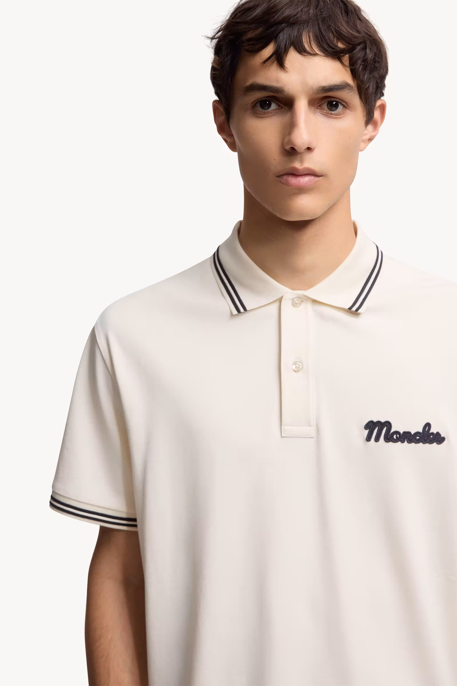 Embroidered Logo Cotton Piquet Polo Shirt