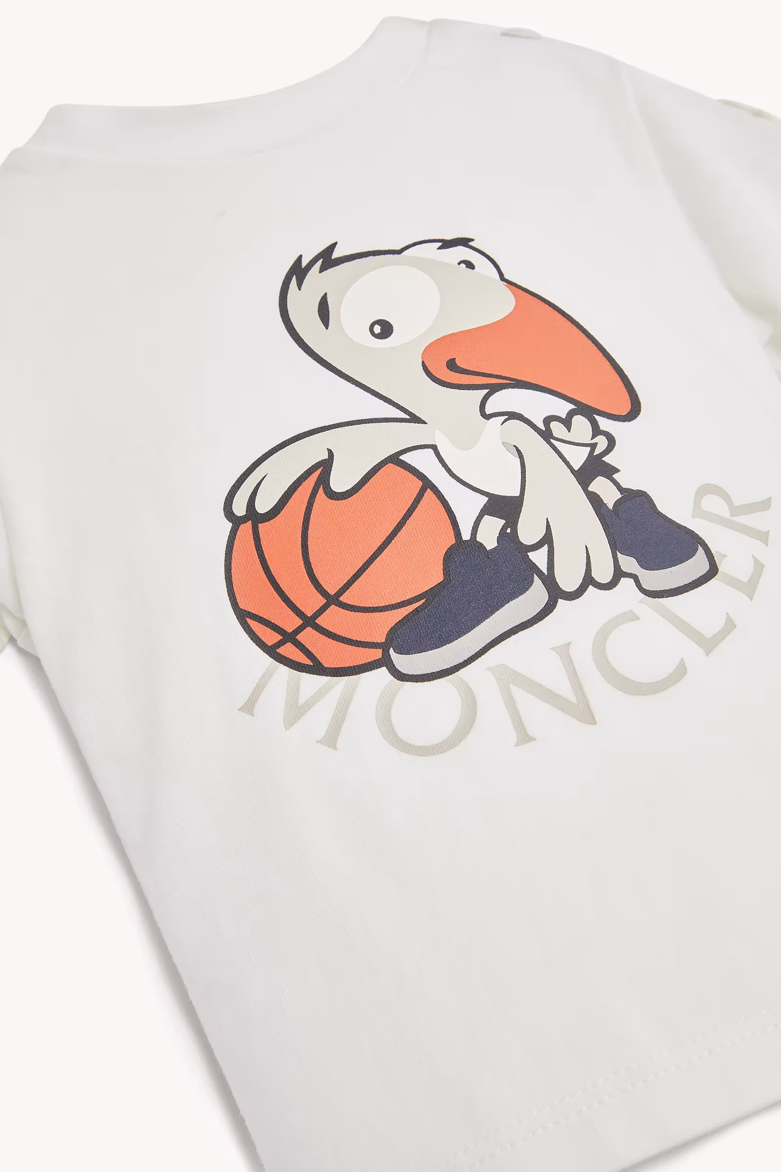 Basketball Motif Cotton T-Shirt