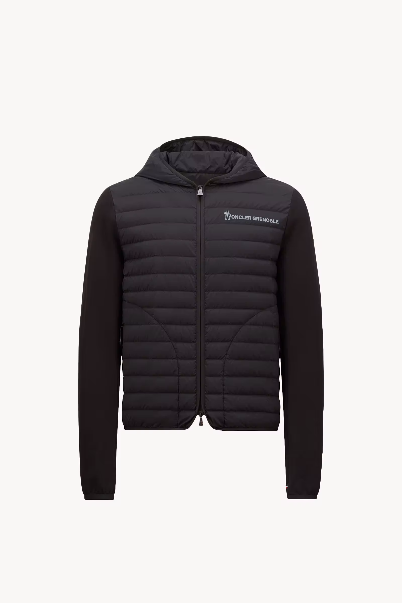 Padded Cotton Zip-Up Hoodie