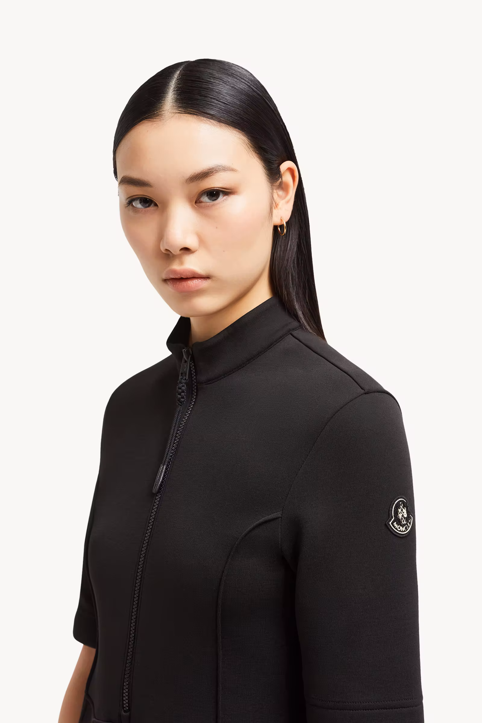 Year of the Snake Patch Neoprene Mini Dress