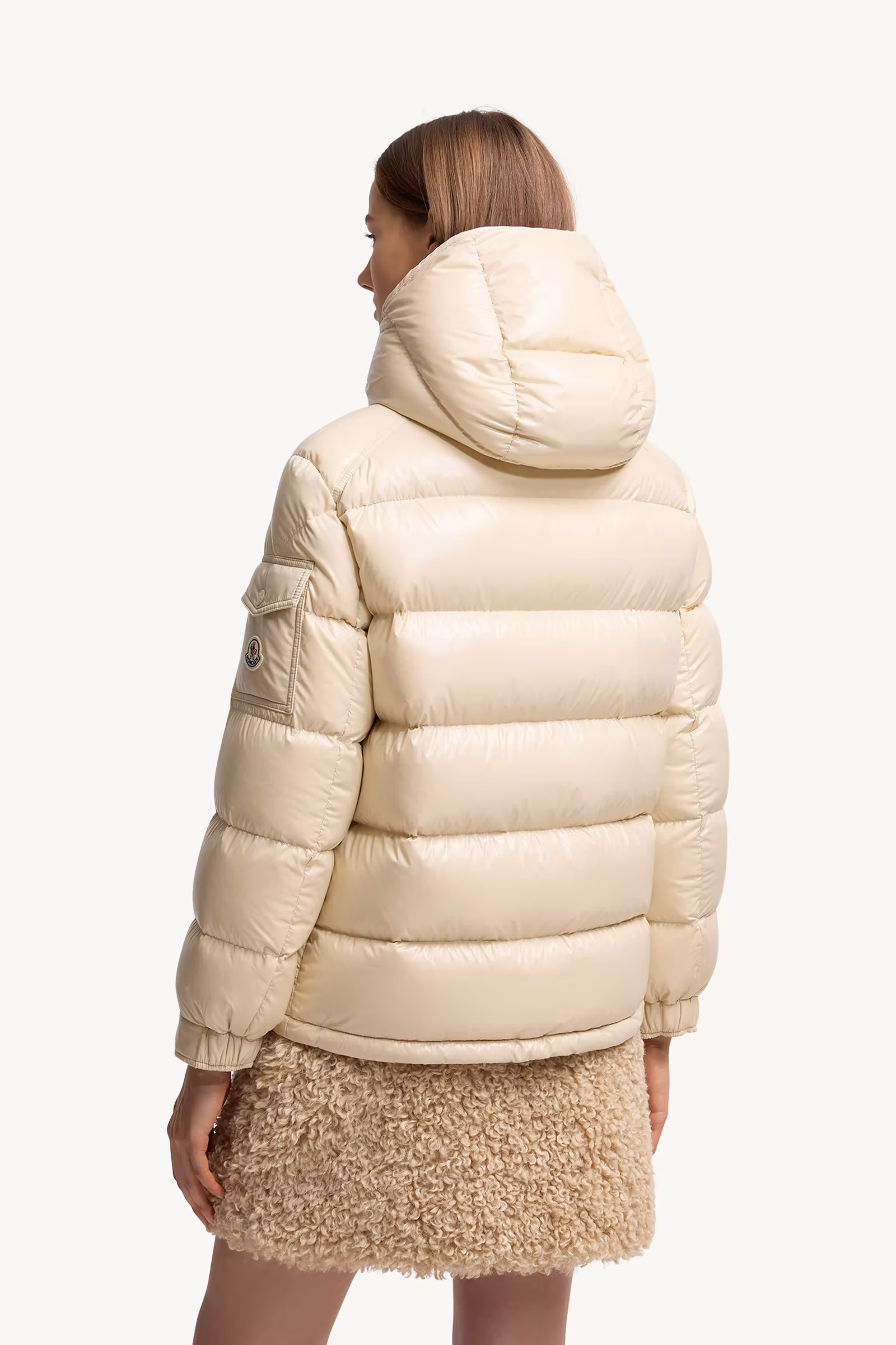 Maire Hooded Short Down Jacket