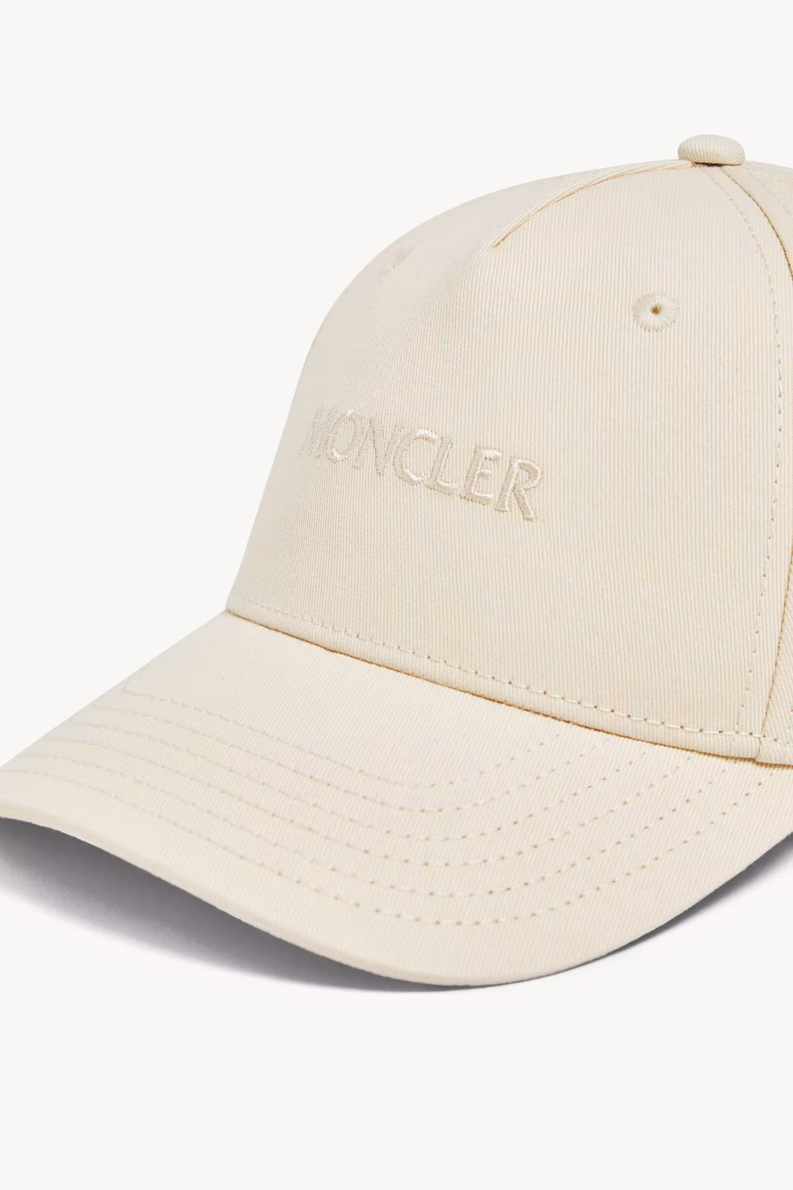 Embroidered Logo Gabardine Baseball Cap