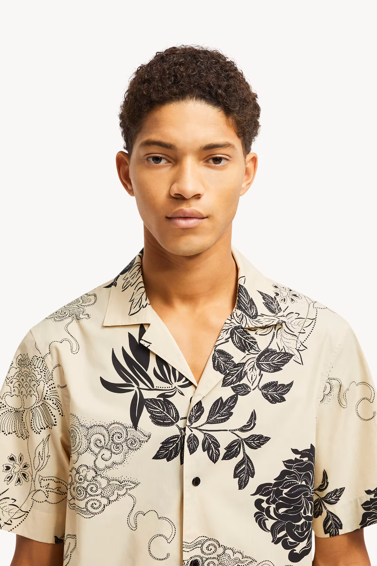 Floral Print Cotton Shirt