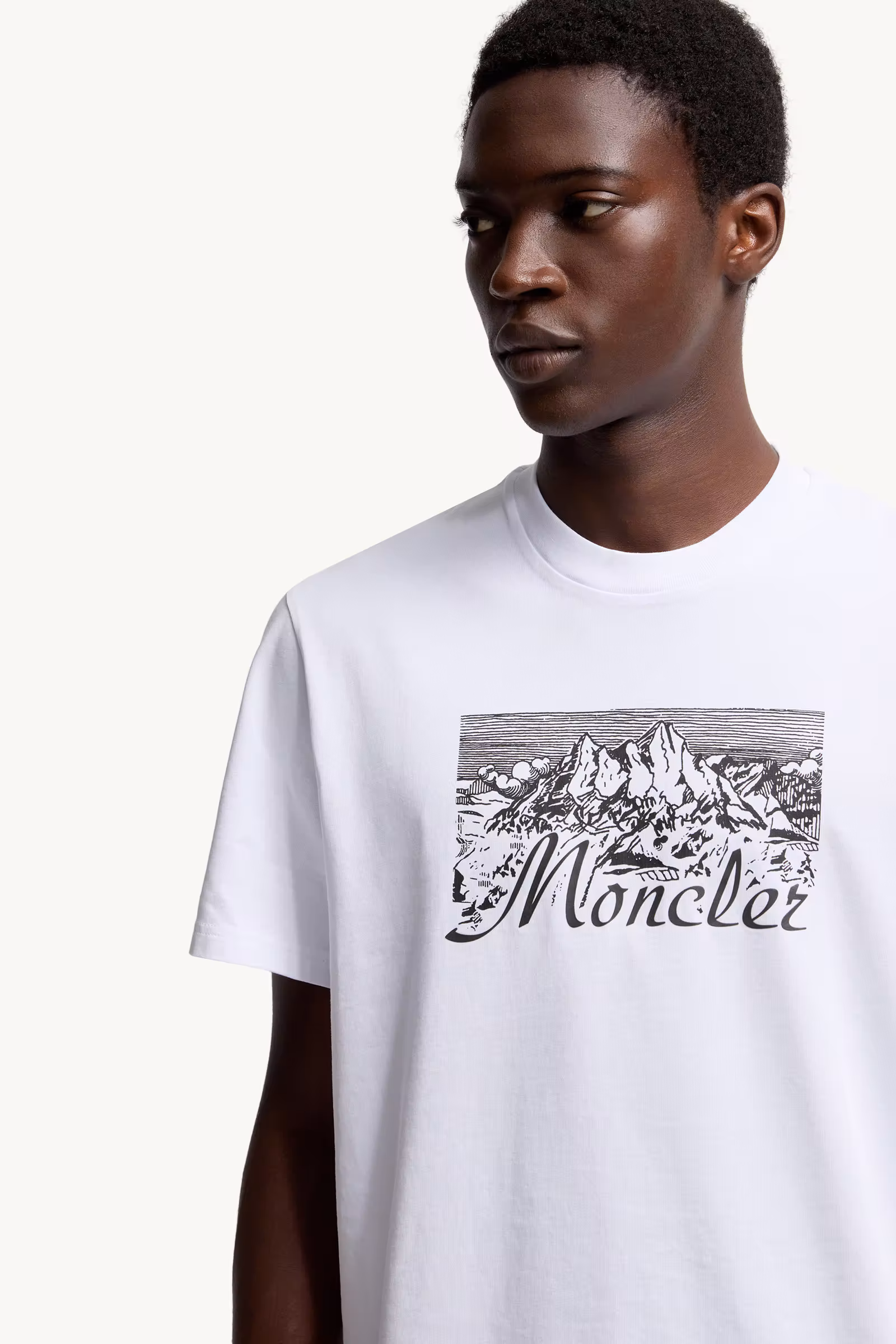 Mountain Logo Cotton T-Shirt