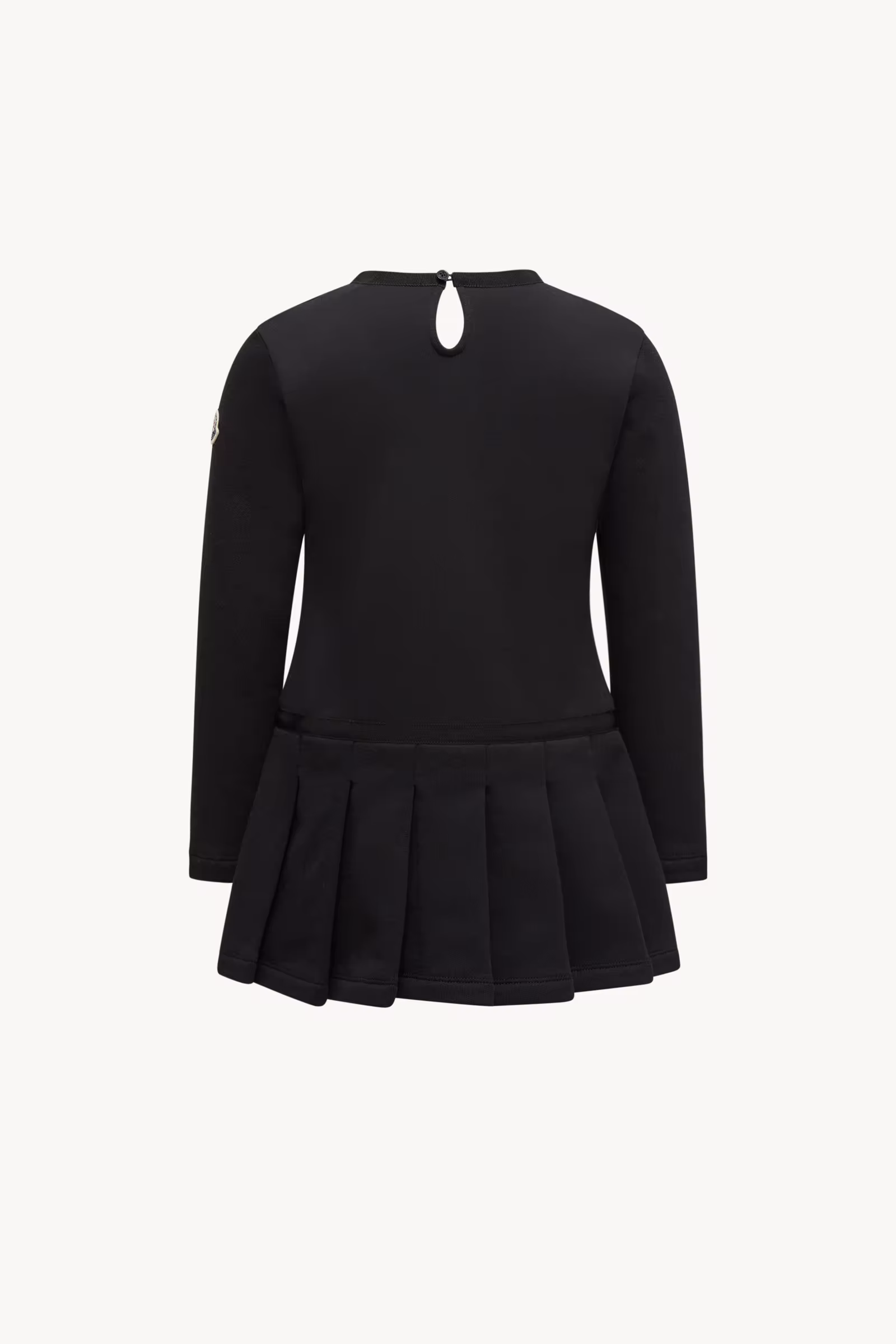 Teddy Logo Pleated Cotton Dress