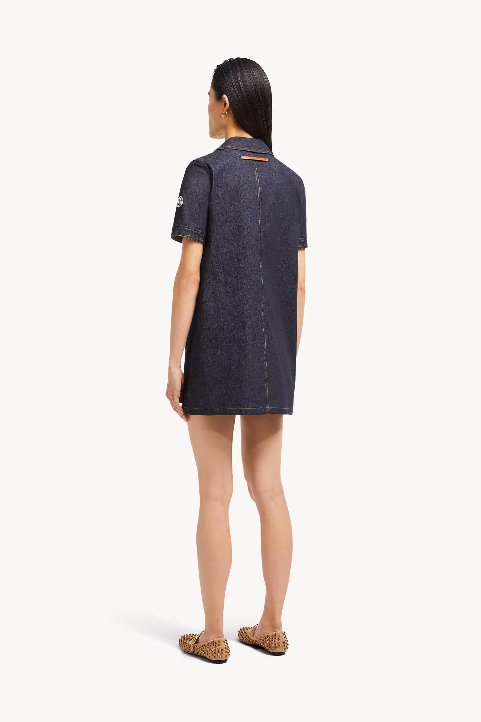 Denim Mini Shirt Dress
